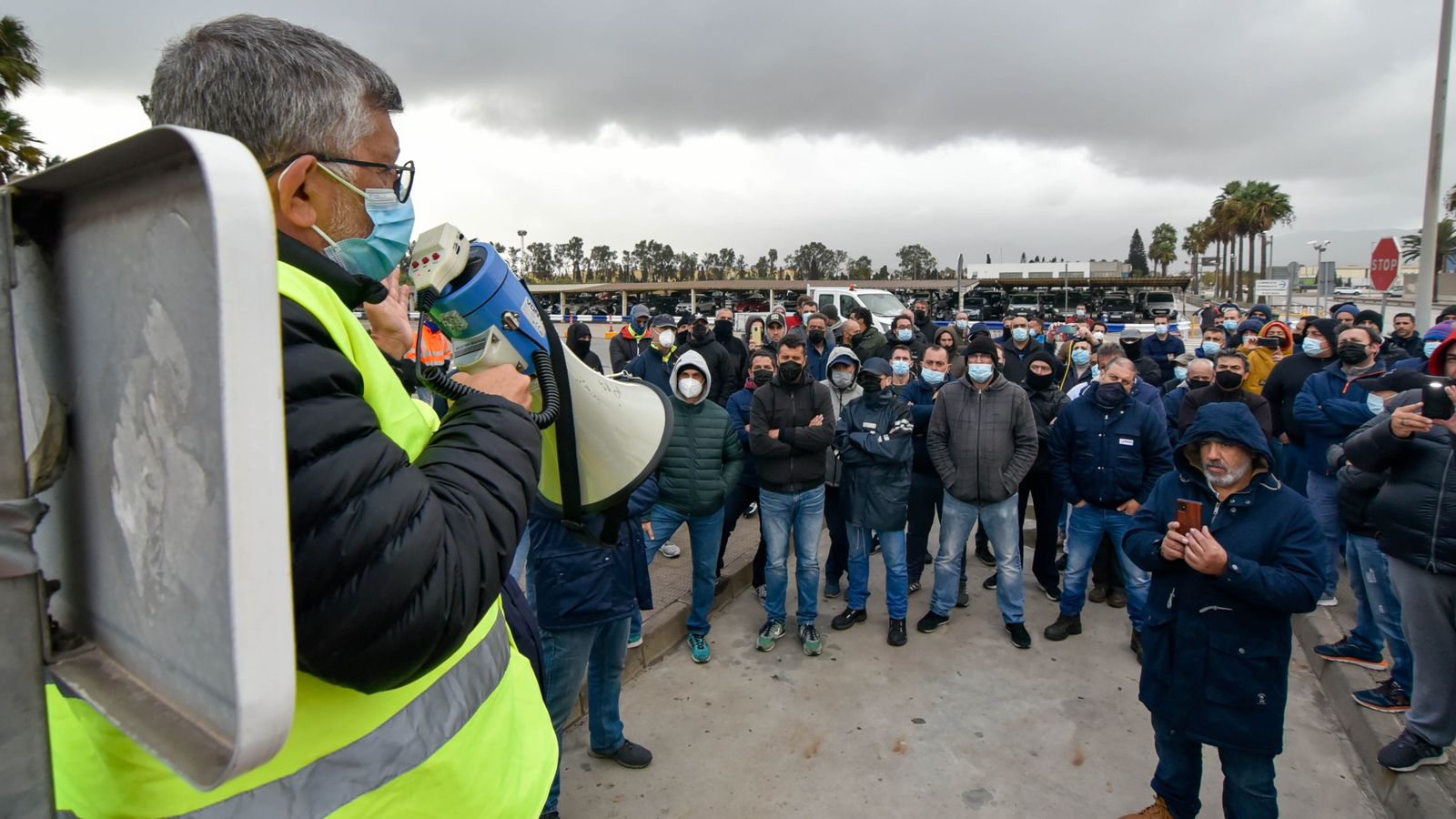 Cuarta jornada de huelga del metal en el Campo de Gibraltar