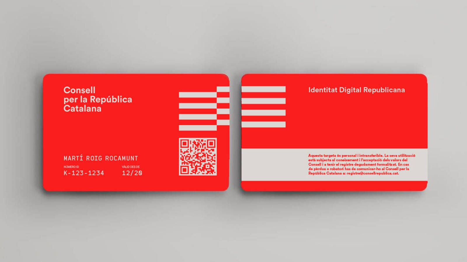 Así es el carné que oferta Puigdemont