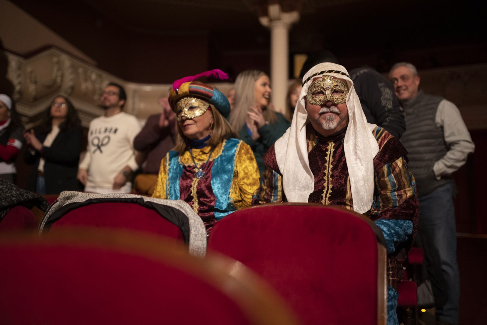 Ambiente en la final  del Carnaval Colombino