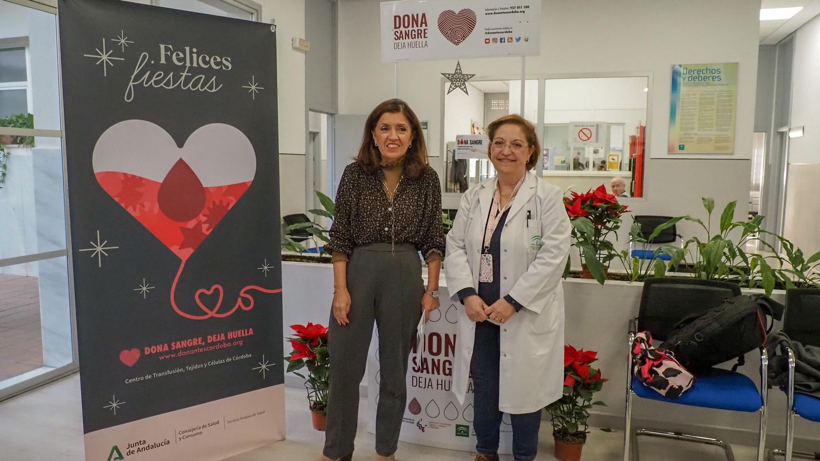 Presentación de la campaña de donación de sangre en Navidad.