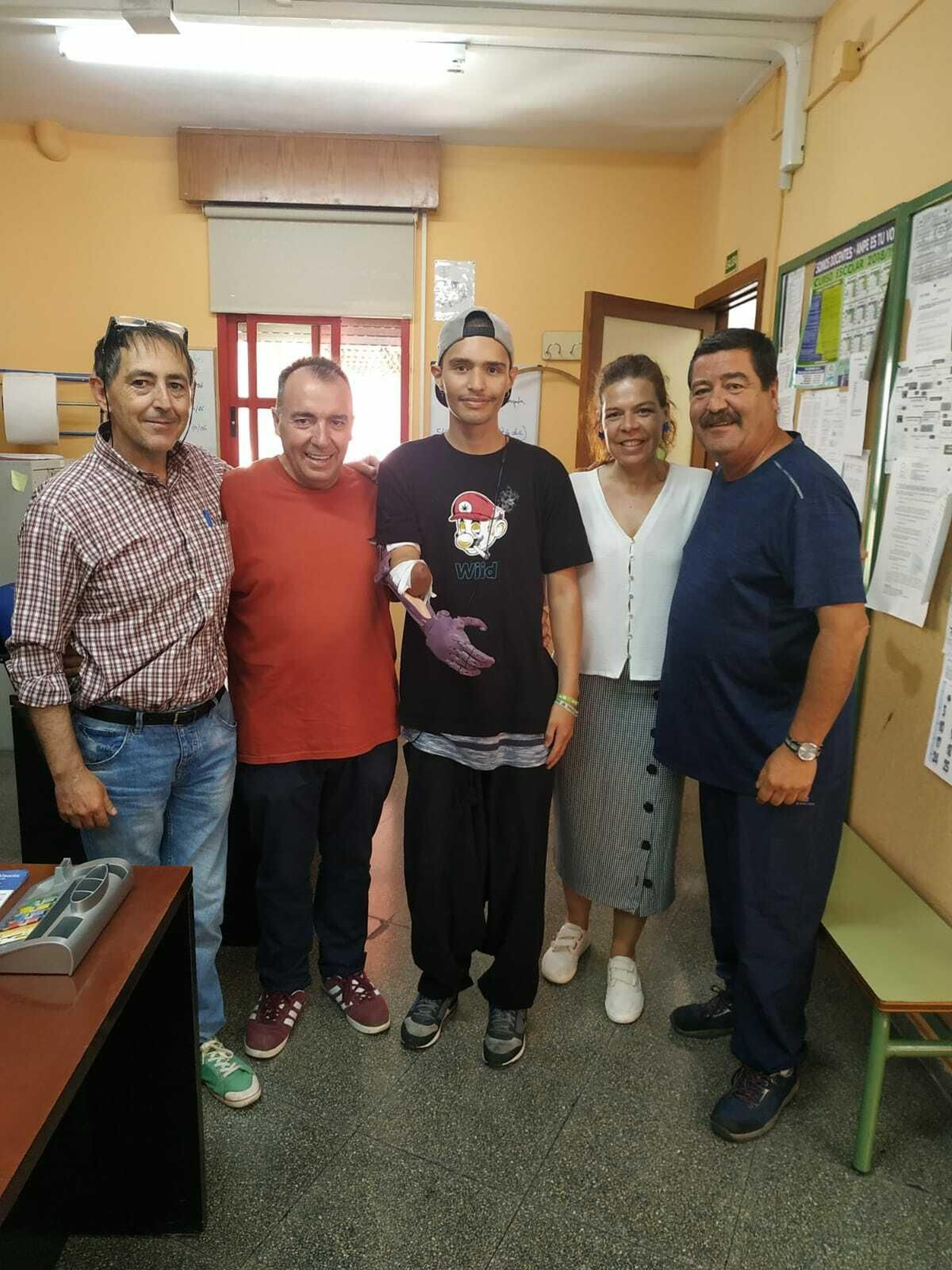 Fotogalería del proceso de elaboración del brazo mecánico