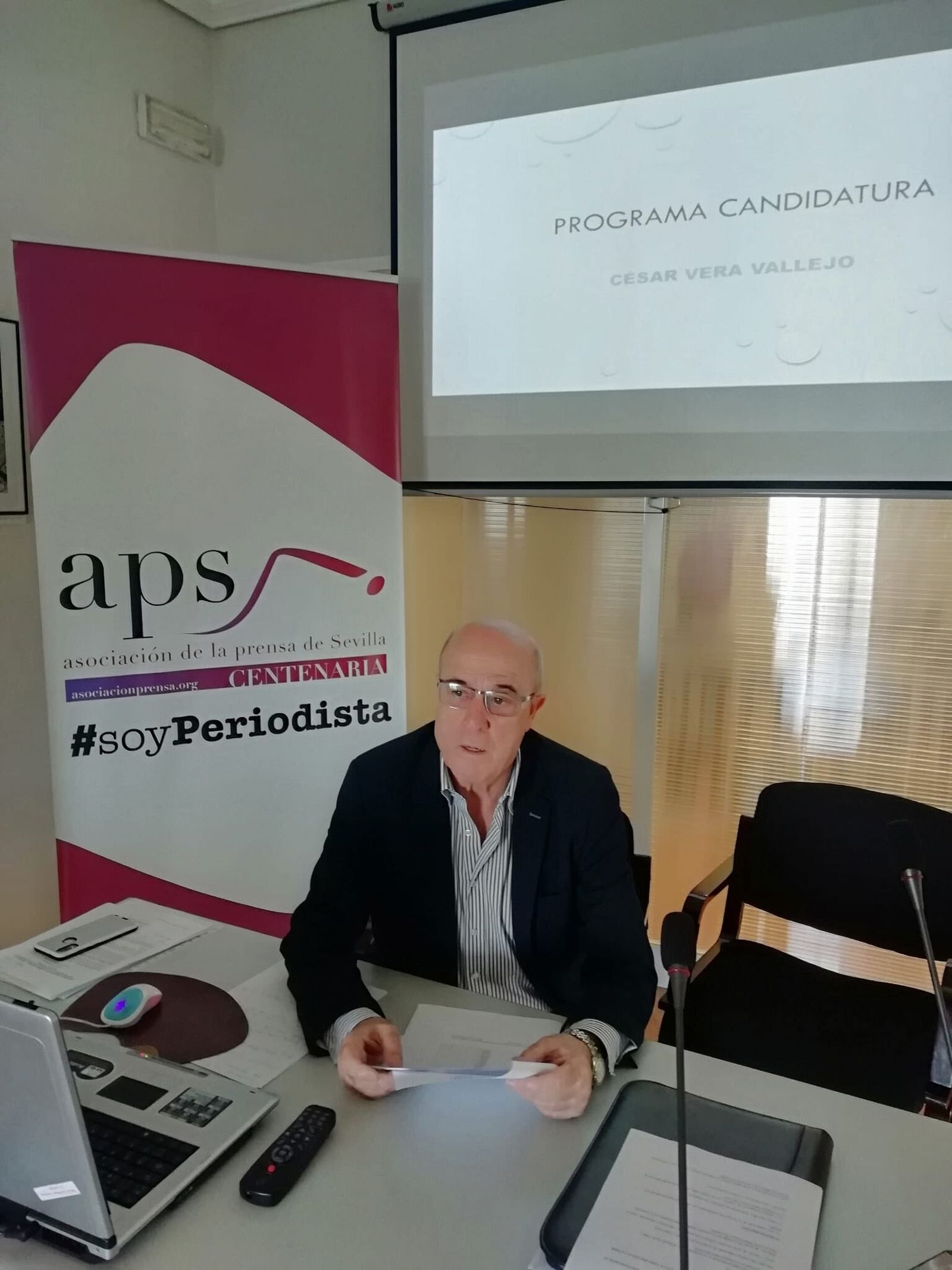 César Vera, candidato a la presidencia de la RFAF.