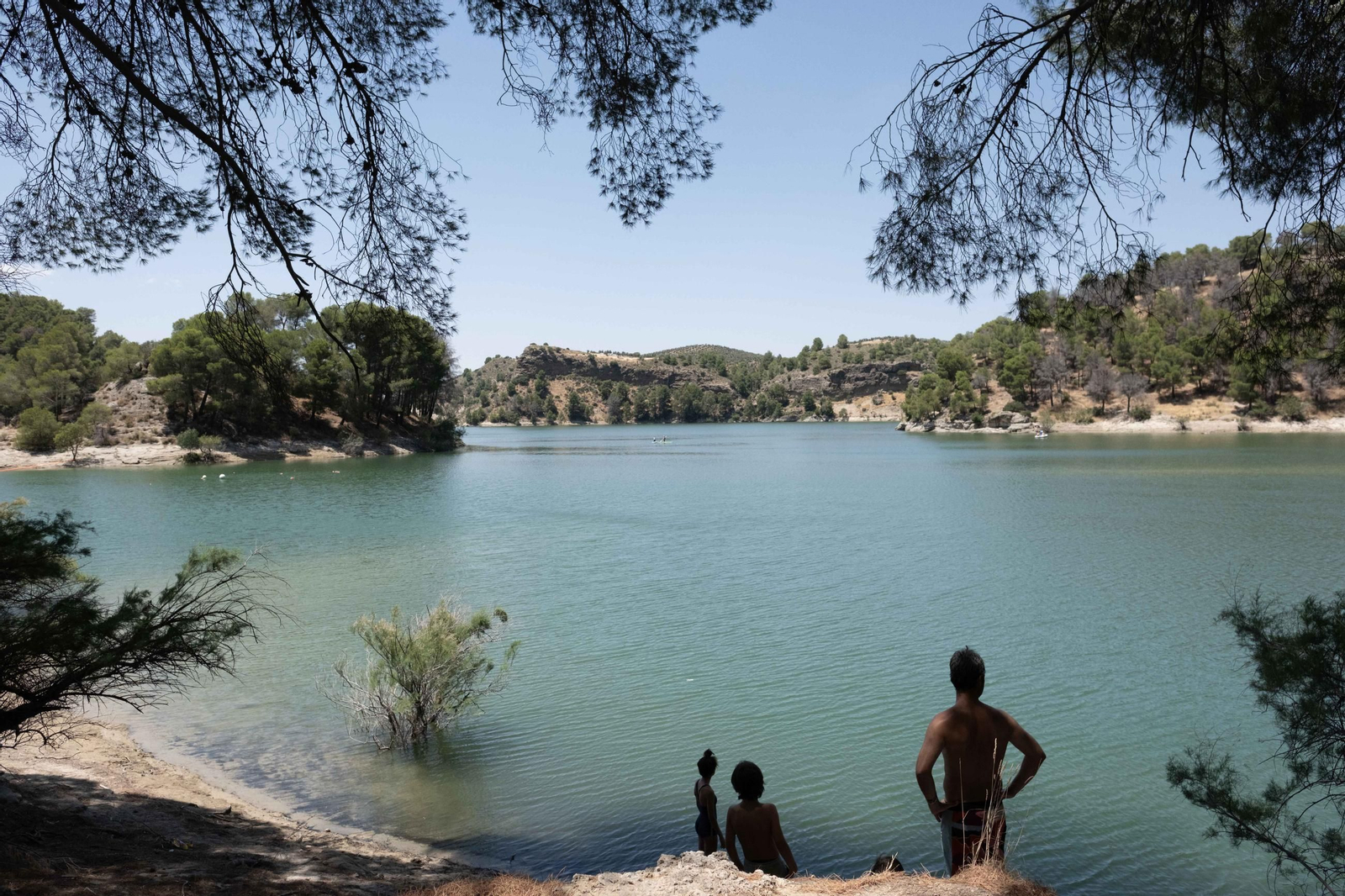 La 'playa' del interior, en imágenes
