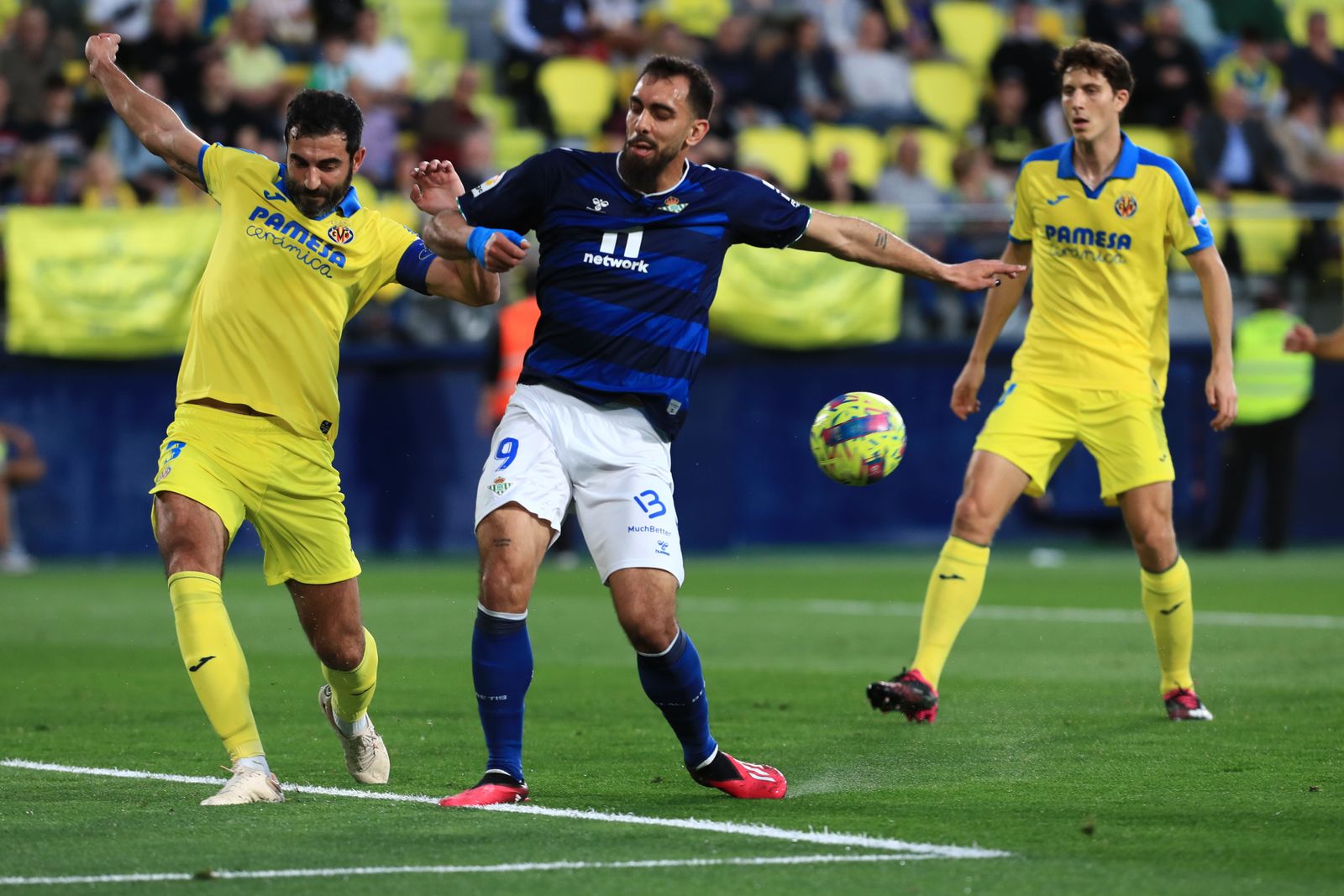 Imagen del partido entre Villarreal y Betis de la temporada pasada