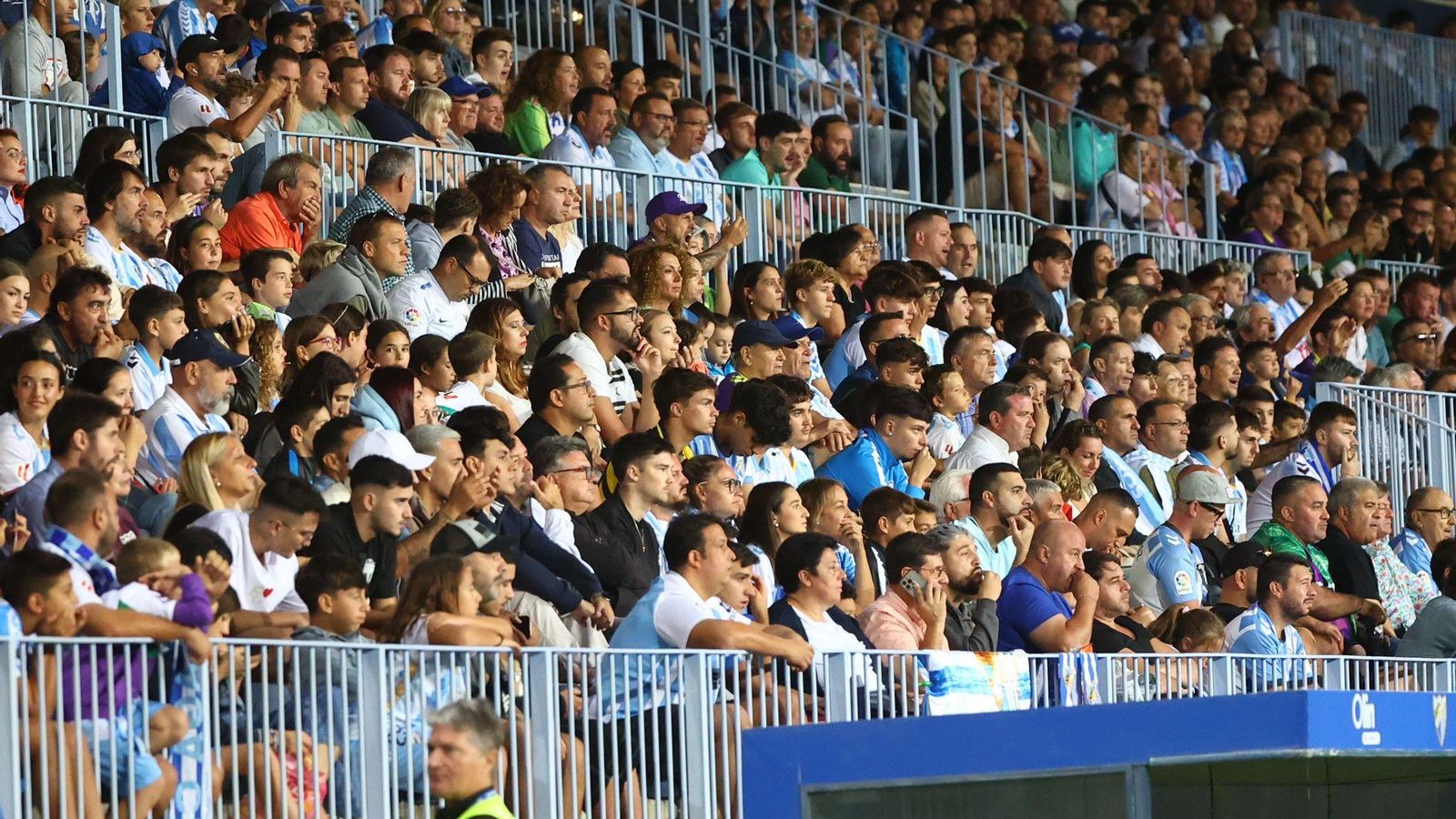 El Málaga CF - Elche, en fotos