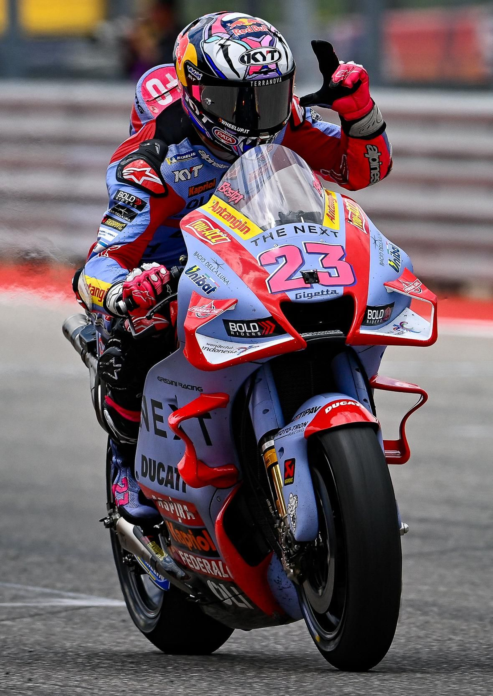 Bastianini lleva una Ducati de 2021.