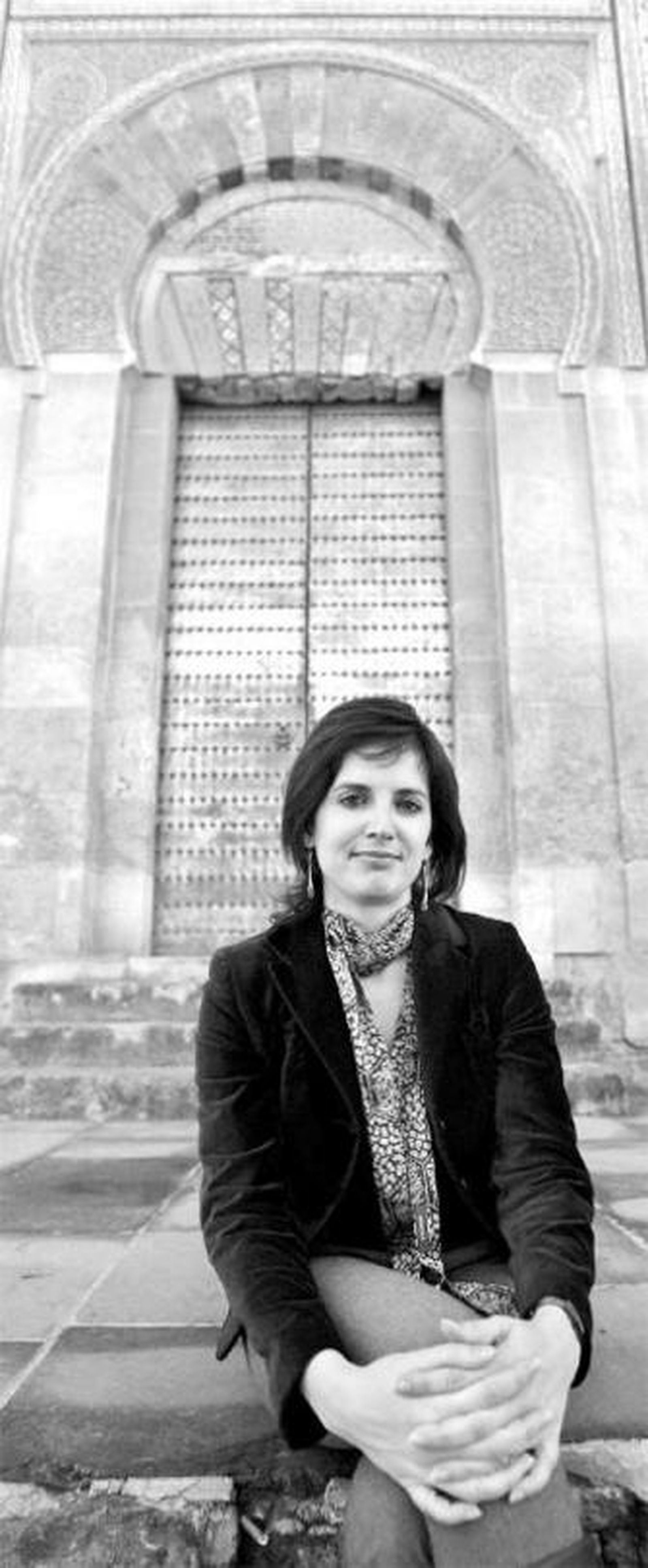Beatriz García, frente a la Mezquita.