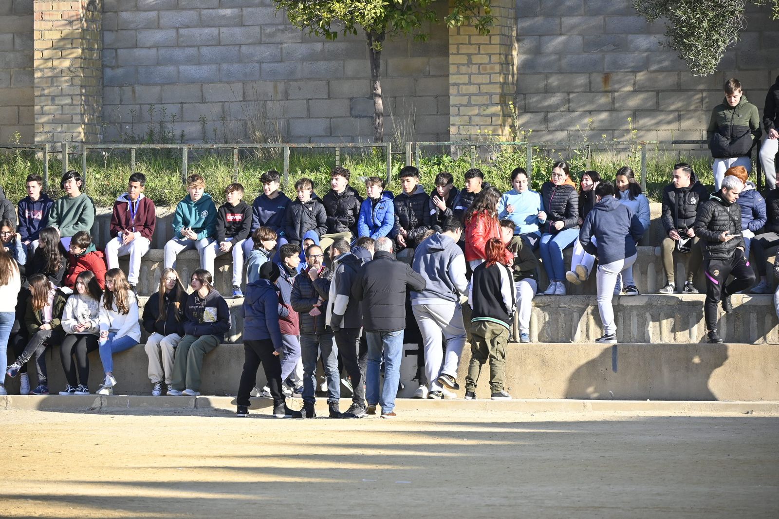 Imágenes del simulacro de incendio en el Funcadia