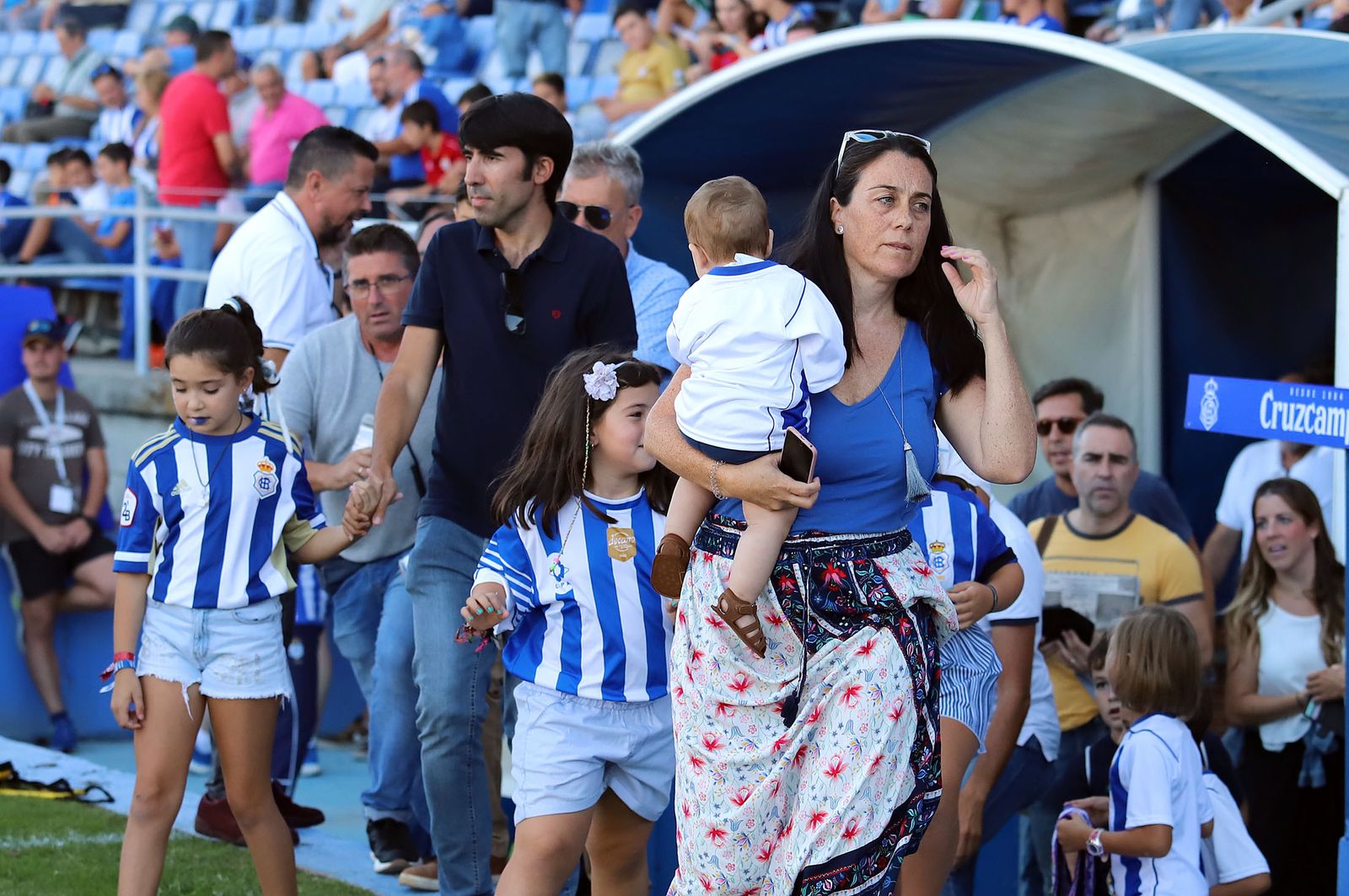 Imágenes del mejor ambiente en el Estadio Nuevo Colombino