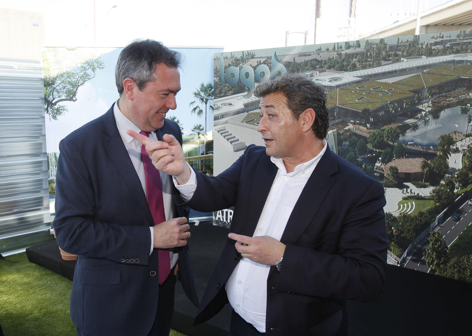 Las obras del centro comercial Lagoh en Palmas Altas