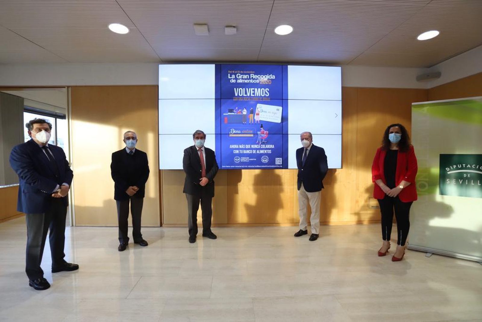 Un momento de la presentación de la campaña en la sede de la Diputación de Sevilla.