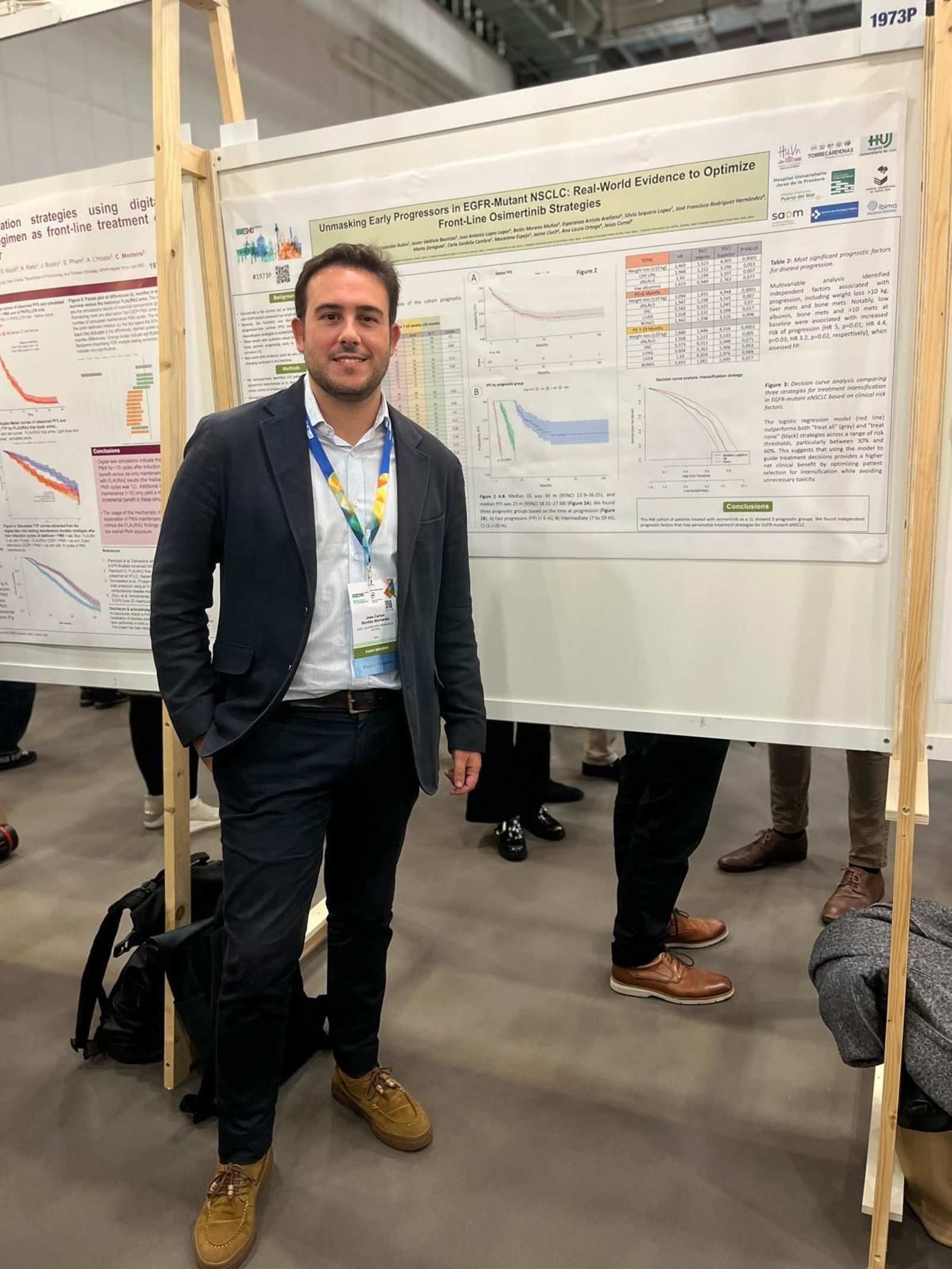 El doctor José Carlos Benítez, oncólogo del Hospital Virgen de la Victoria e investigador principal del estudio en ESMO 2025.