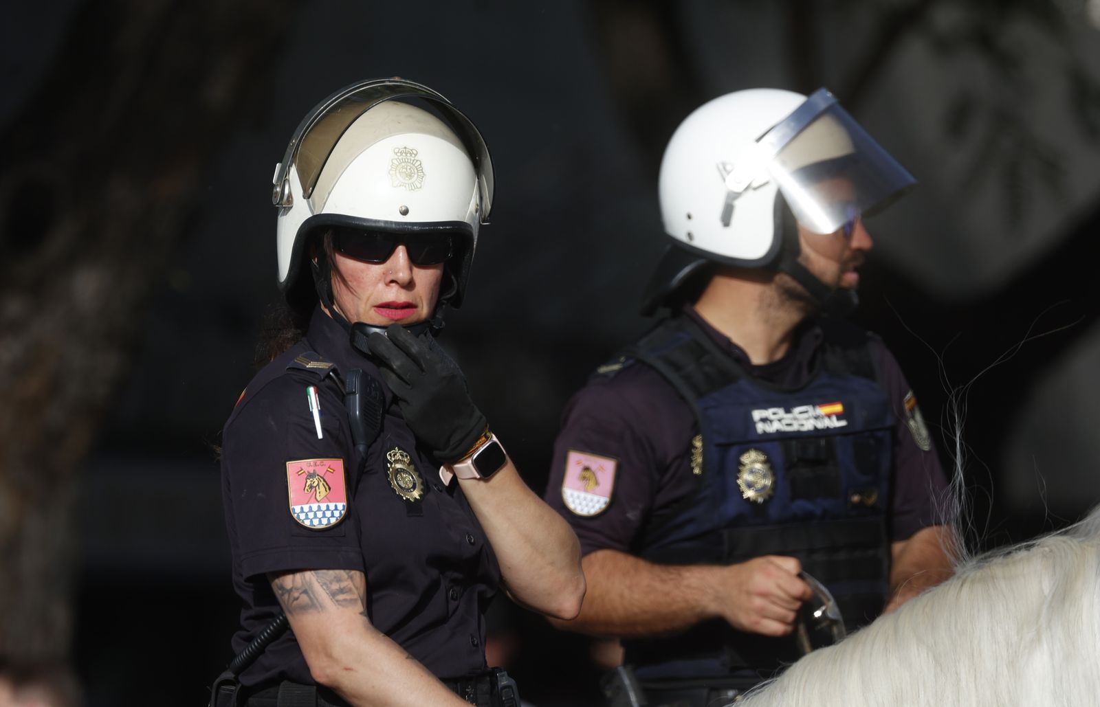 Blindaje policial en los accesos al Sánchez Pizjuan