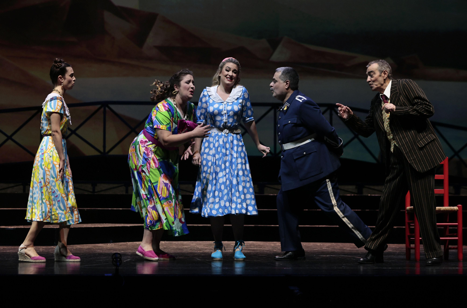 Las imágenes de la zarzuela "Los Gavilanes" en el Maestranza