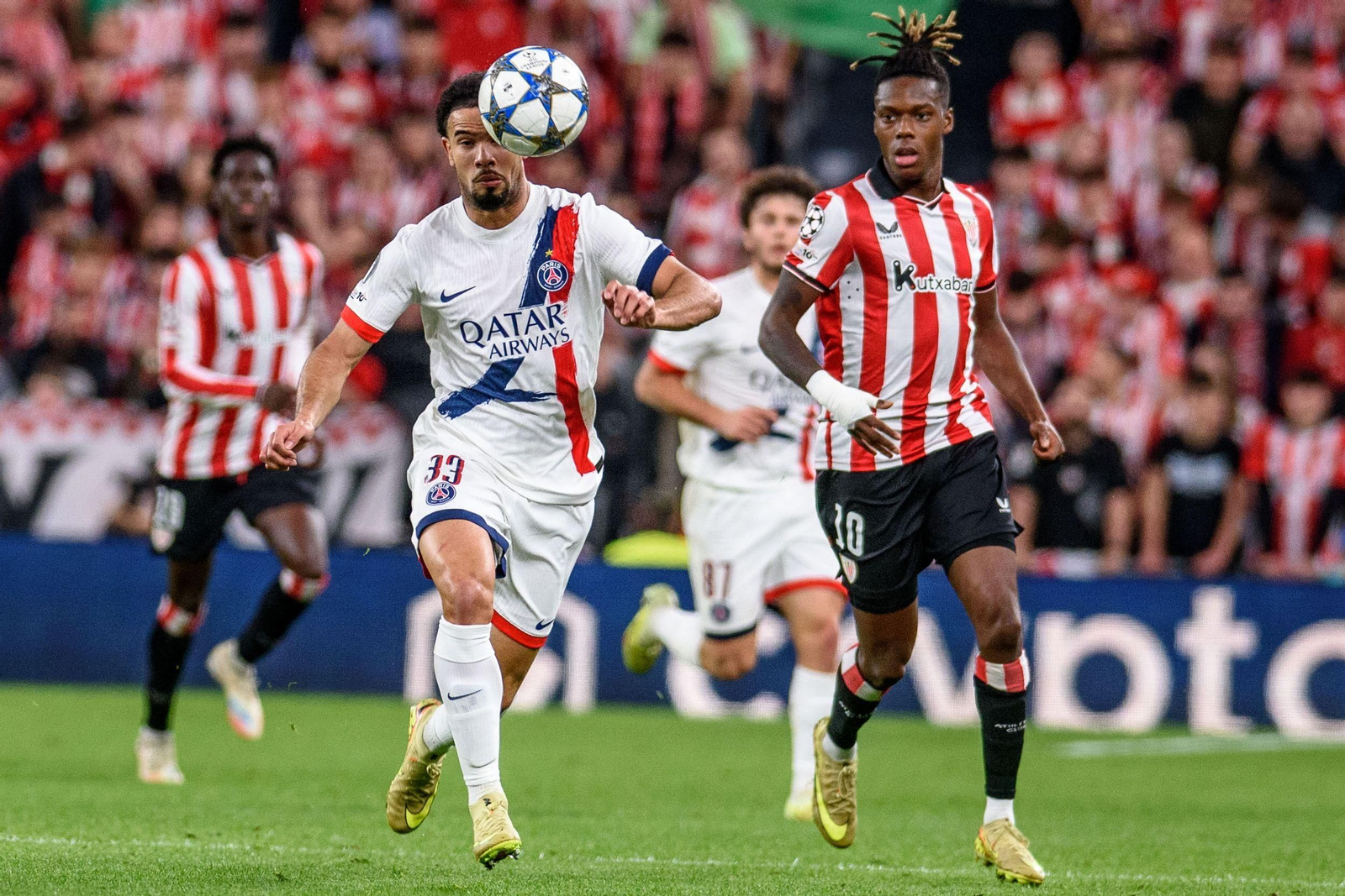 El Athletic Club-PSG, en imágenes