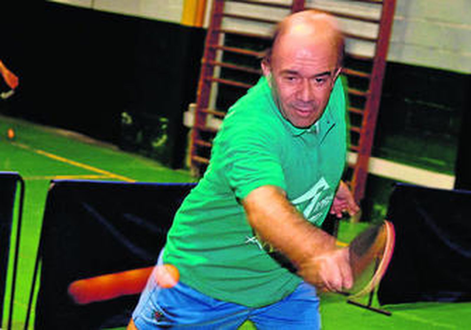 José Luis Navarrete durante un entrenamiento.