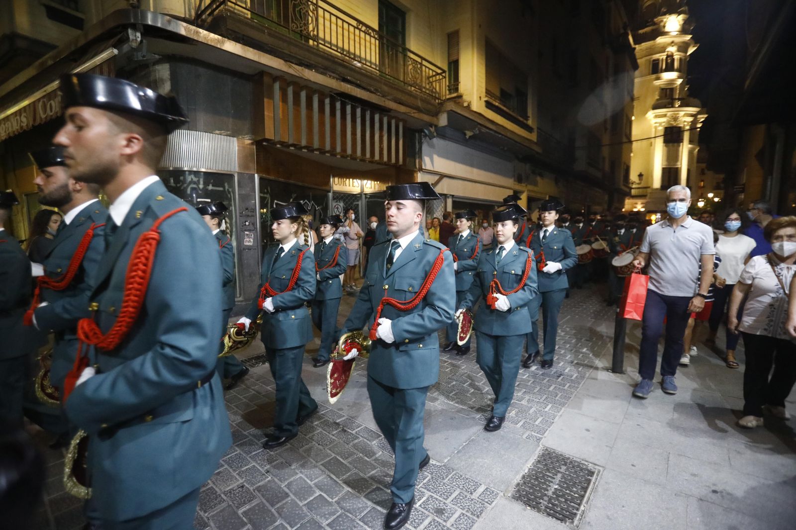 La retreta militar en Córdoba, en fotografías