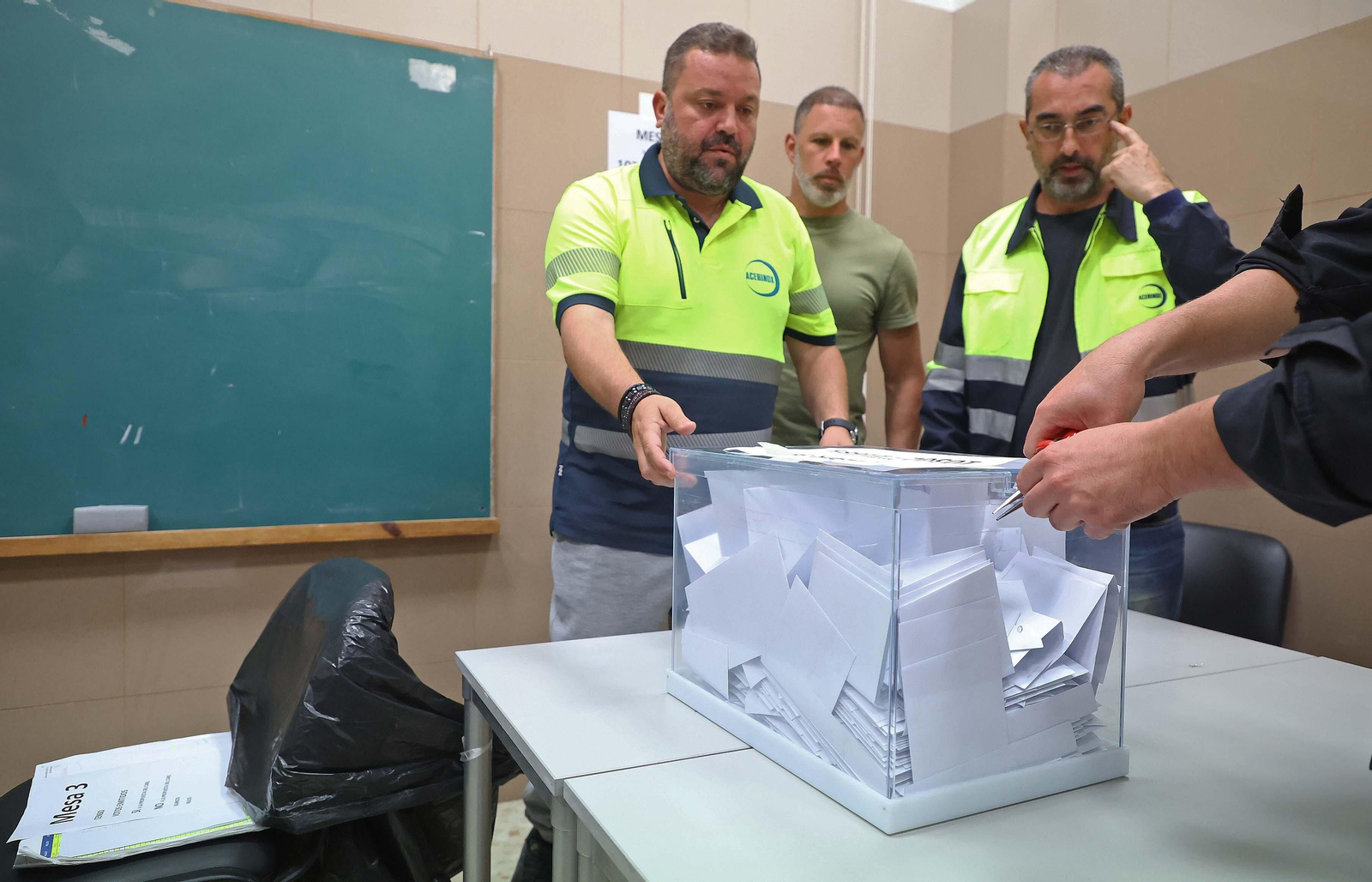 El resultado del referendum a la propuesta del convenio colectivo de Acerinox presentada por el CARL, en imágenes