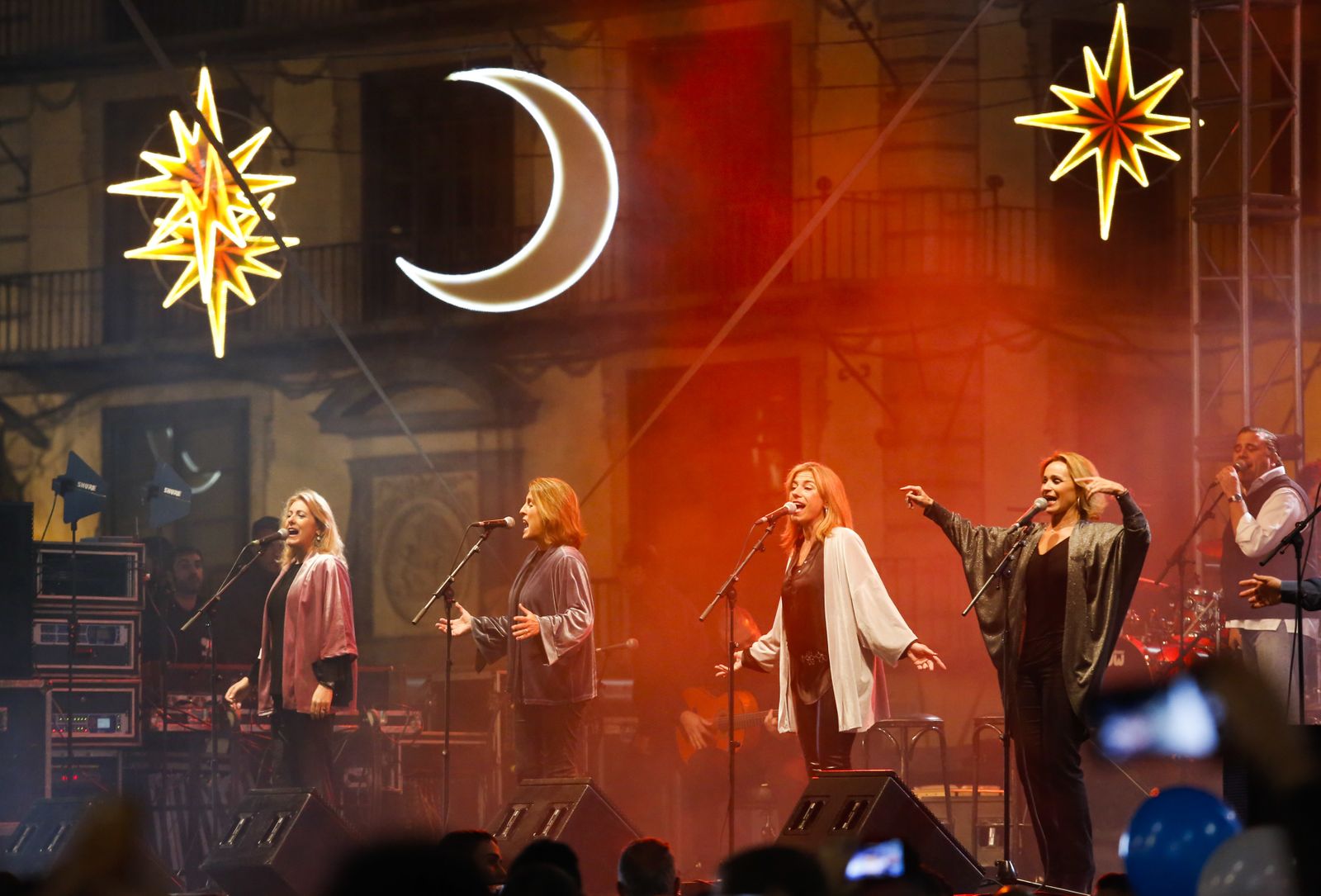 Encendido del alumbrado de Navidad en Málaga