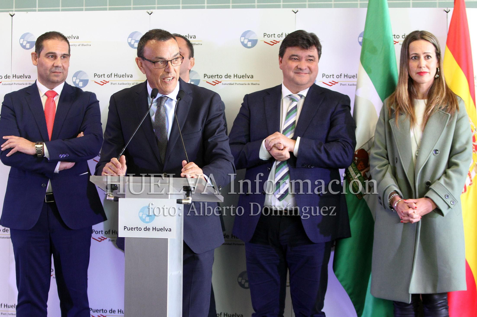 Inauguración de la Nueva Lonja del Puerto de Huelva, en imágenes