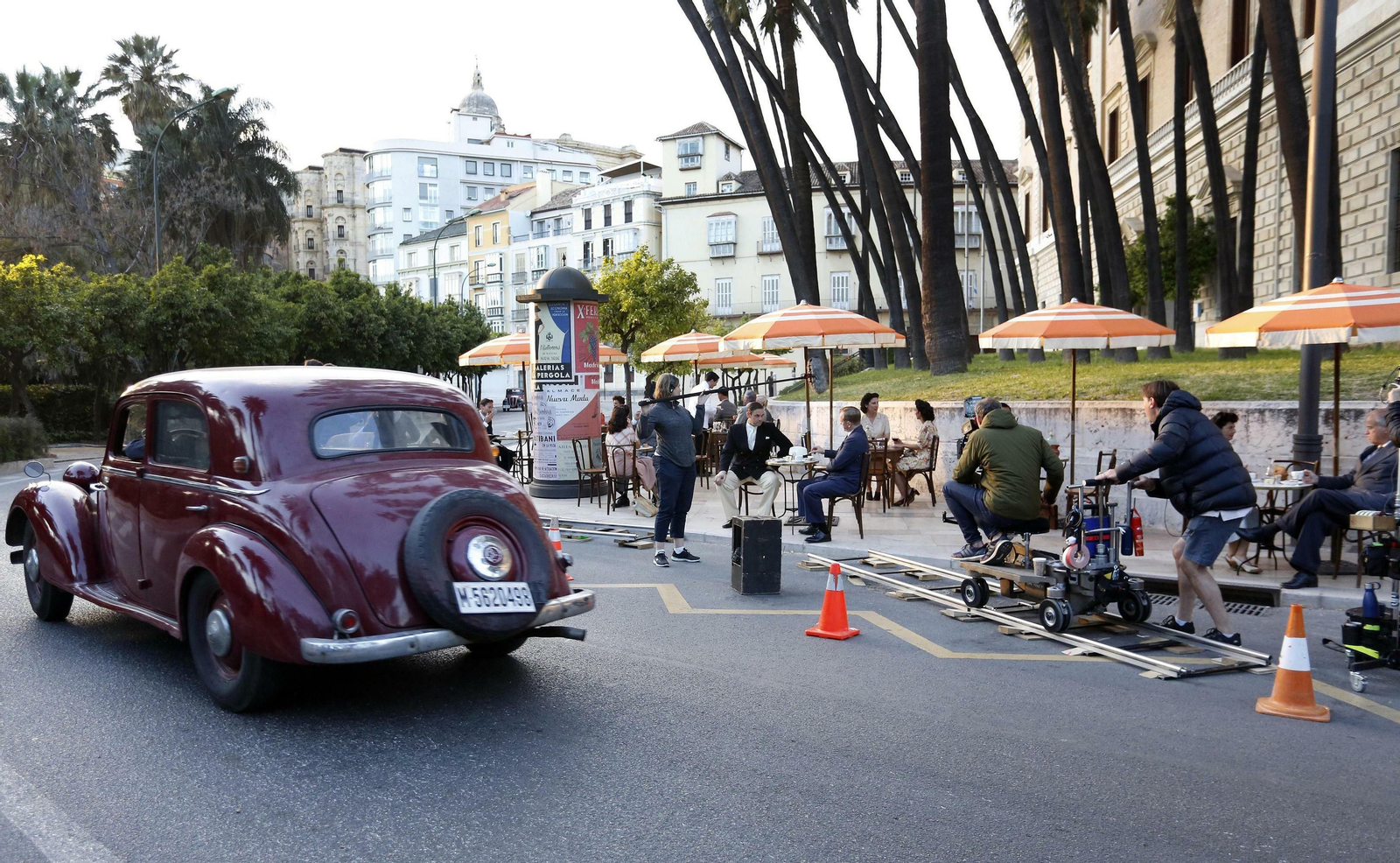 El rodaje de la película ‘Operación Mincemeat’ en Málaga