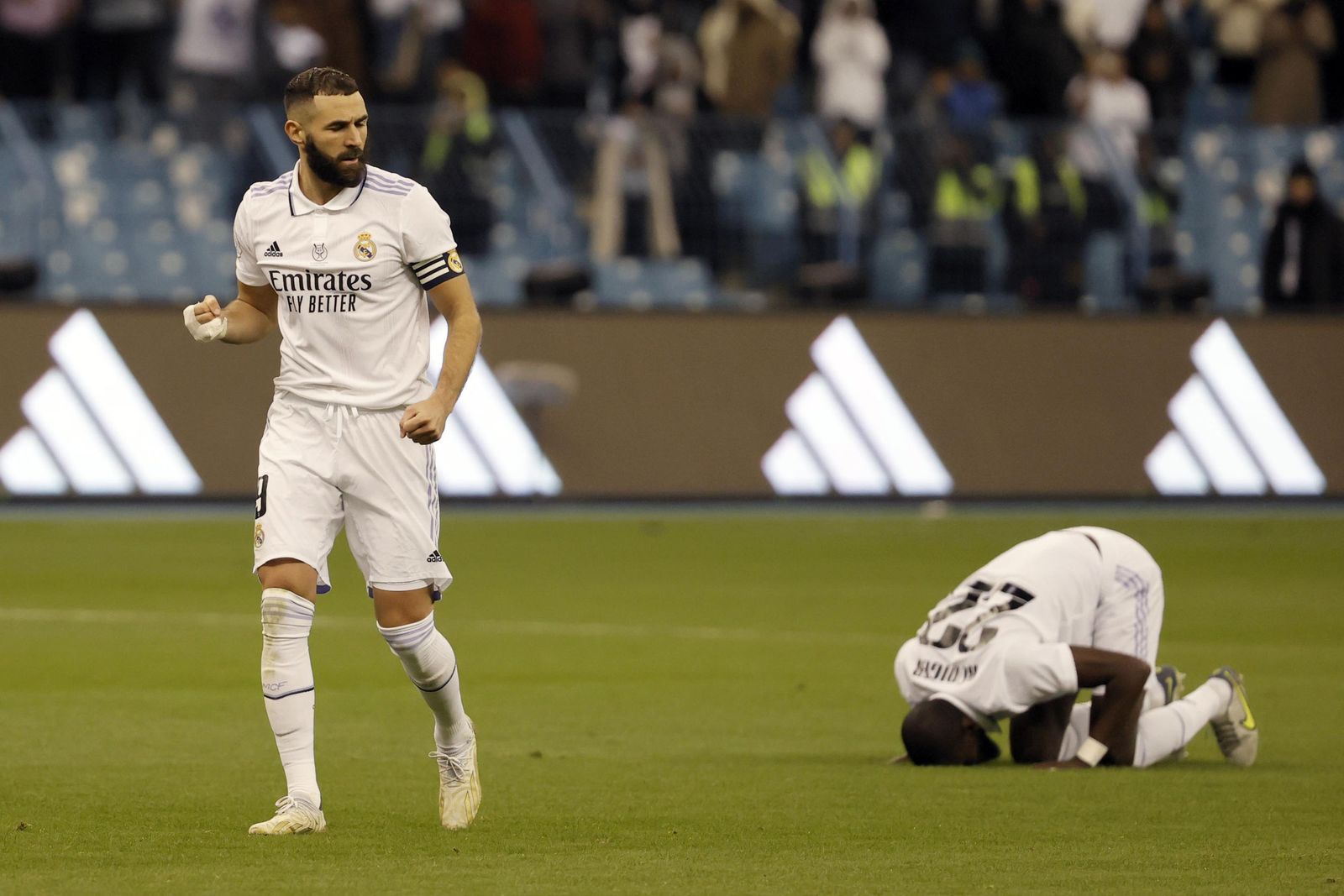 Las fotos de la clasificación del Real Madrid en la Supercopa