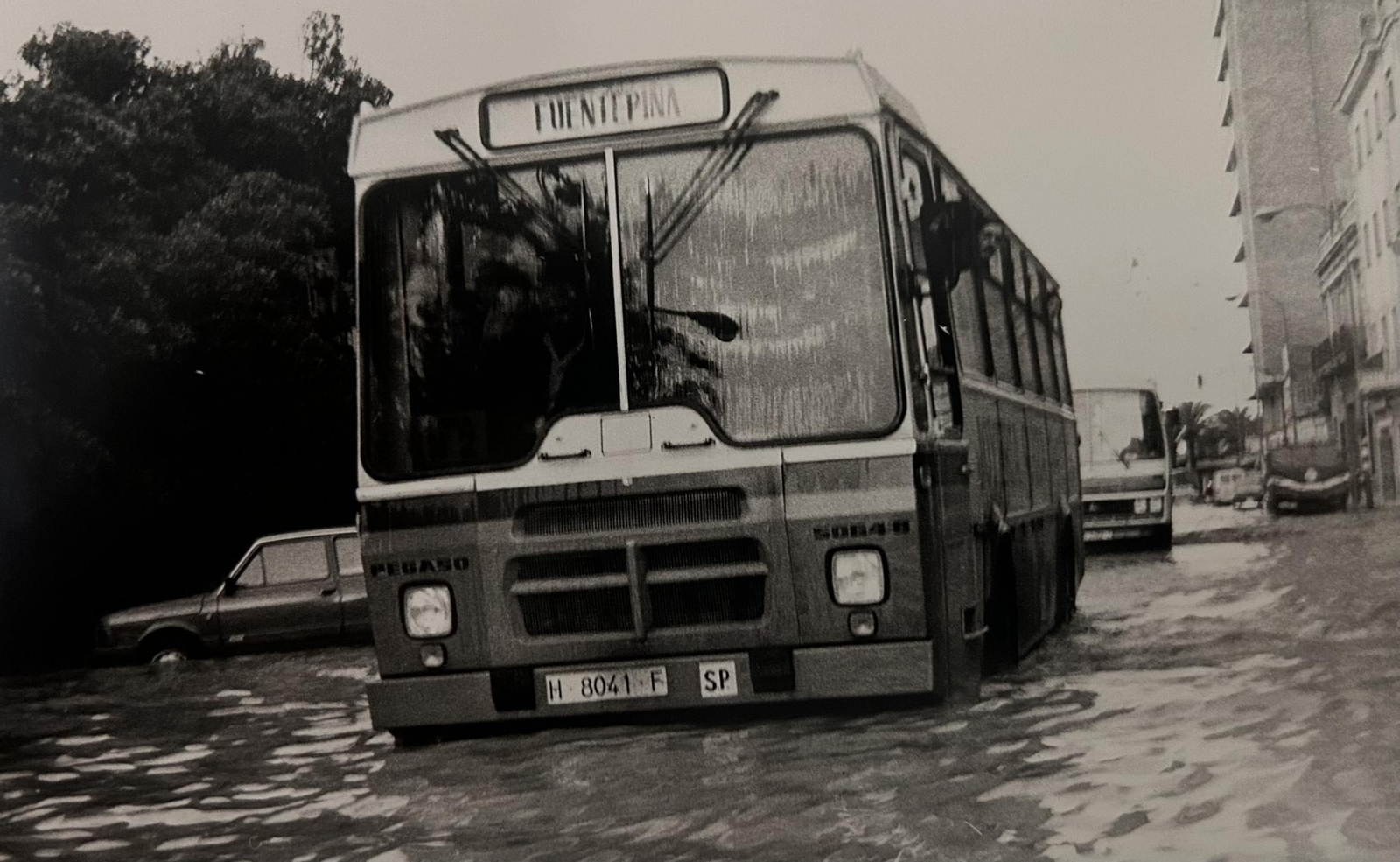 Efectos del temporal e inundaciones de enero de 1996 en Huelva.