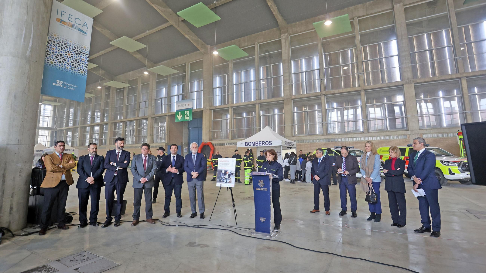 La Infanta Elena y la Alcaldesa de Jerez en la Inauguración de la XX Semana de la Prevención de Incendios Mapfre 2025 en Jerez