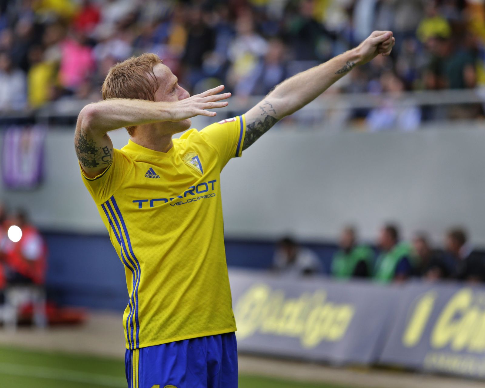 El Cádiz CF-Valladolid, en imágenes