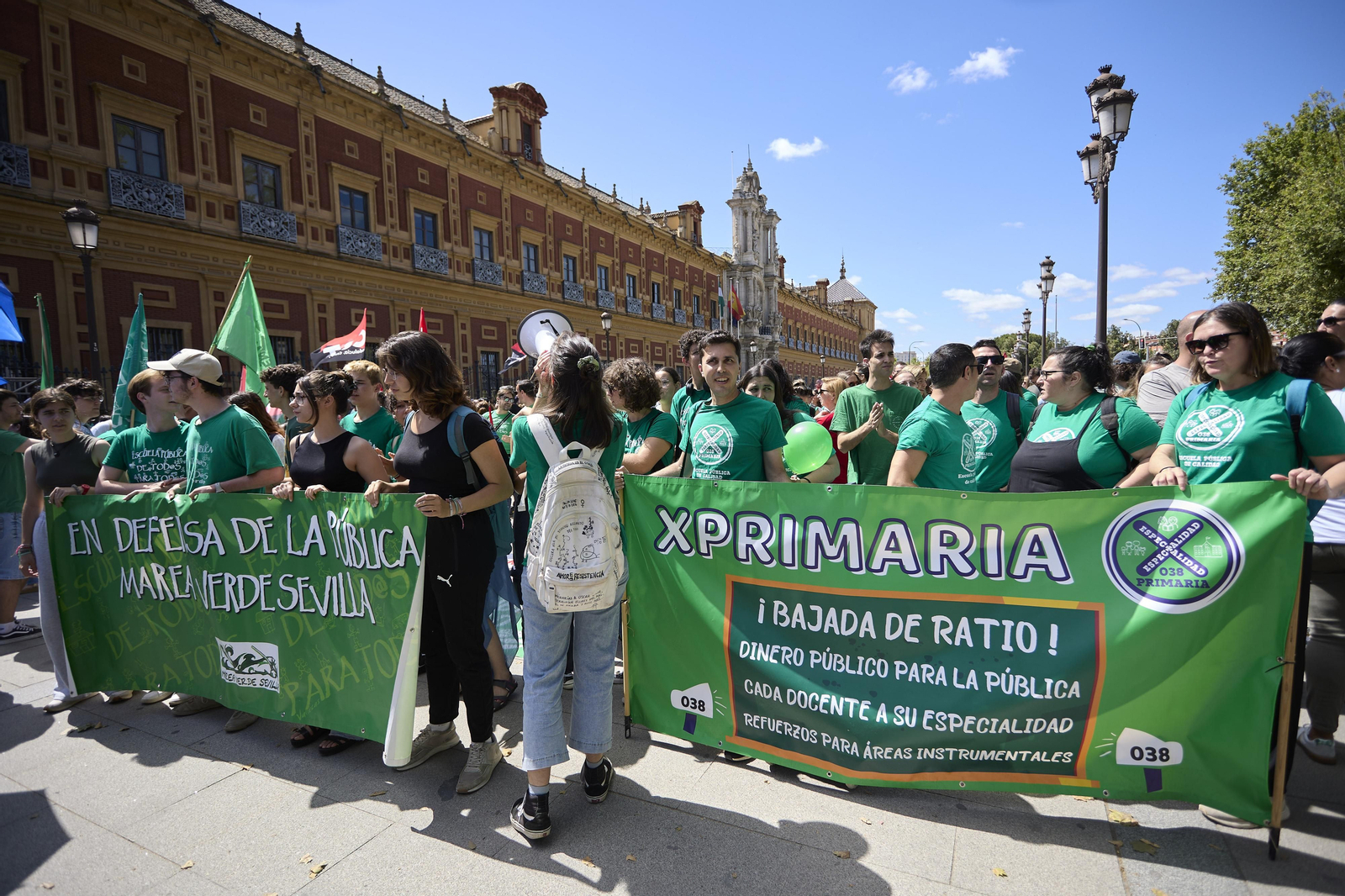 Las imágenes de la manifestación de docentes
