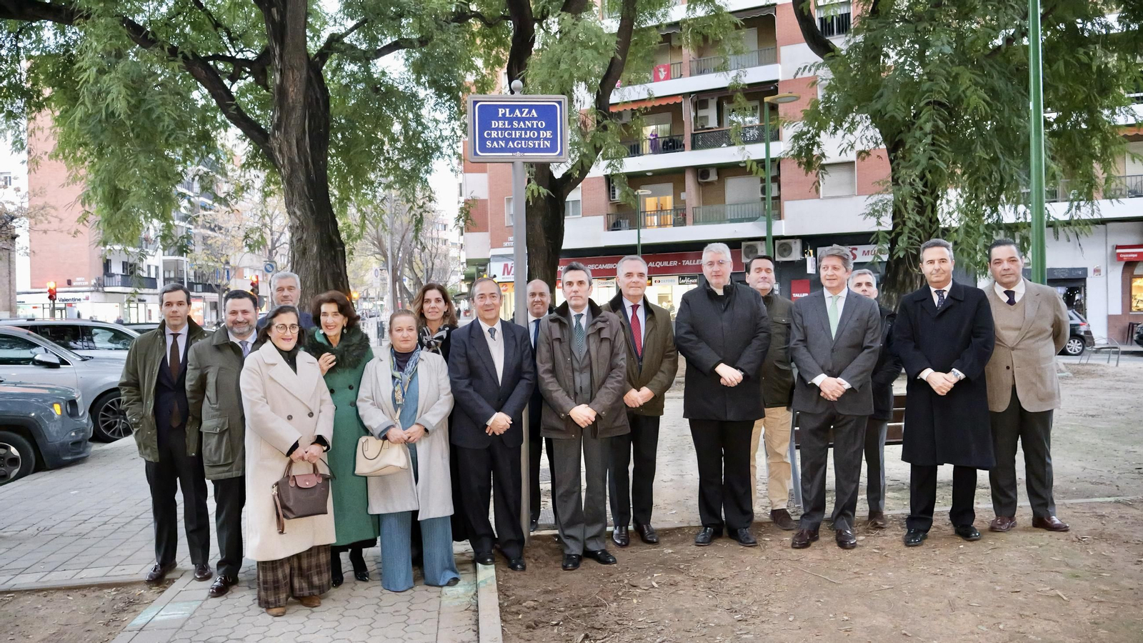 Acto de rotulación de esta plaza