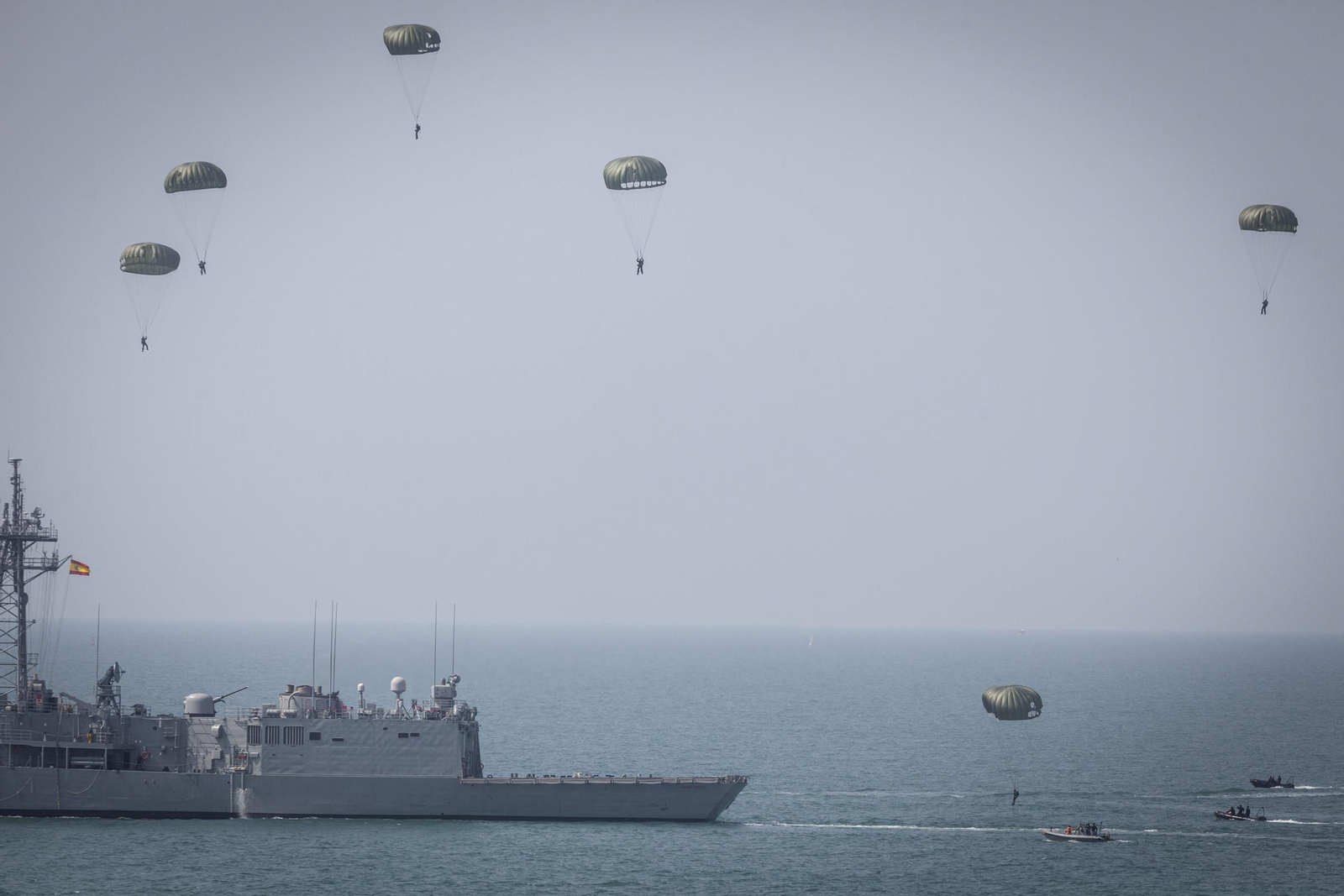 Las imágenes del ejercicio Milex-18 en la Base de Rota