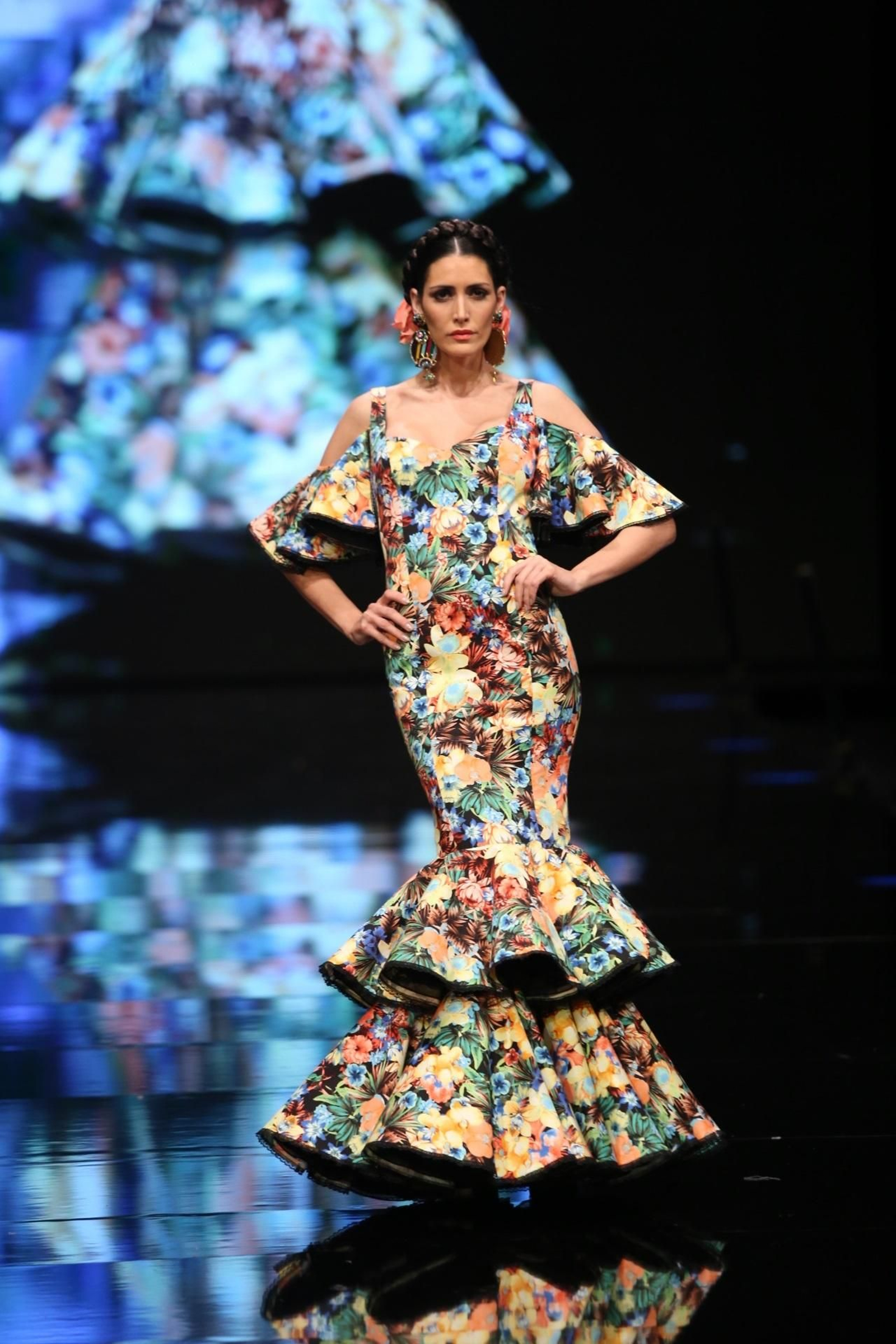 Los trajes de flamenca de flores que han conquistado 2019