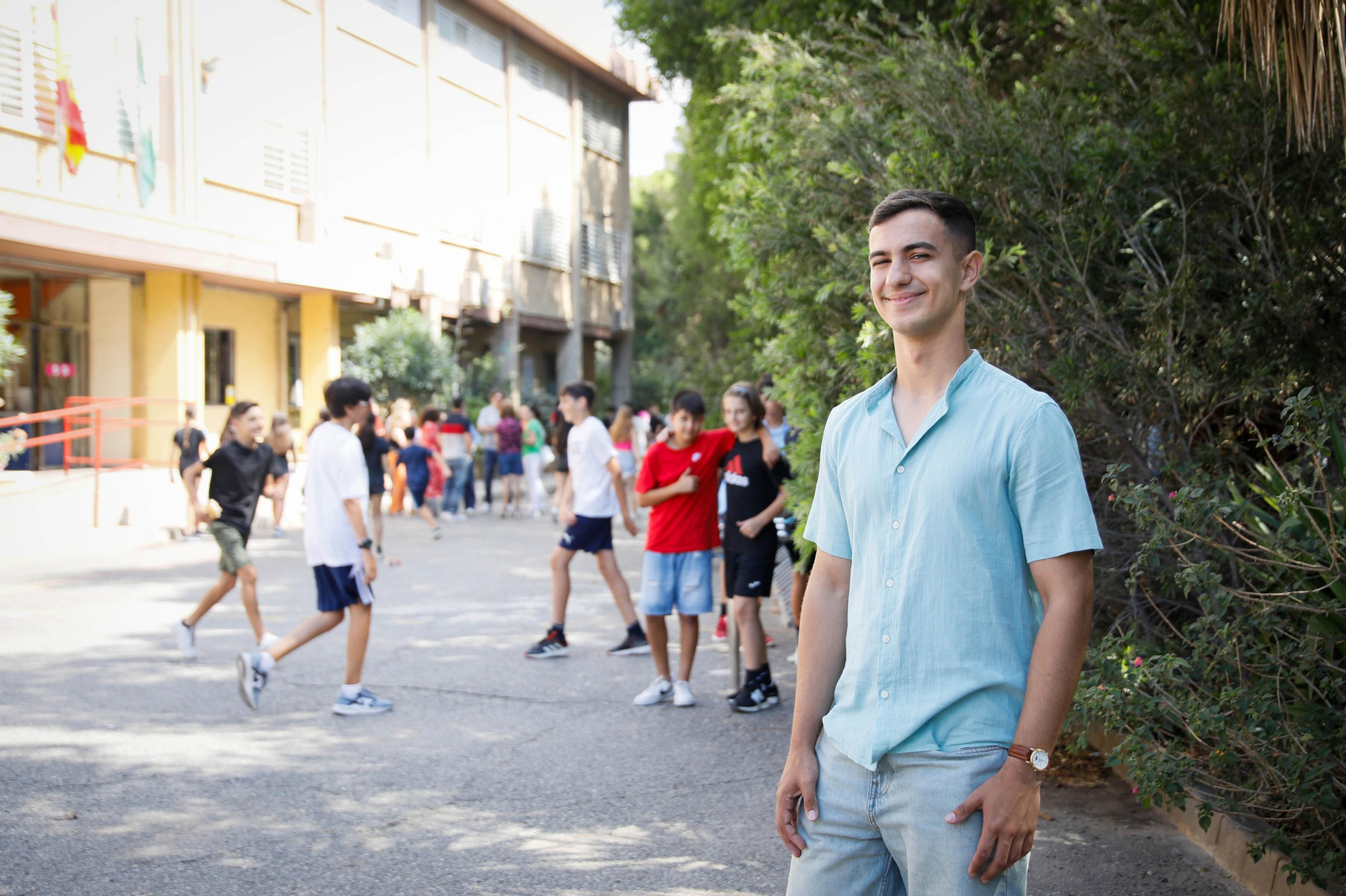 Un alumno del IES Maestro Padilla, máxima nota en la selectividad, en imágenes