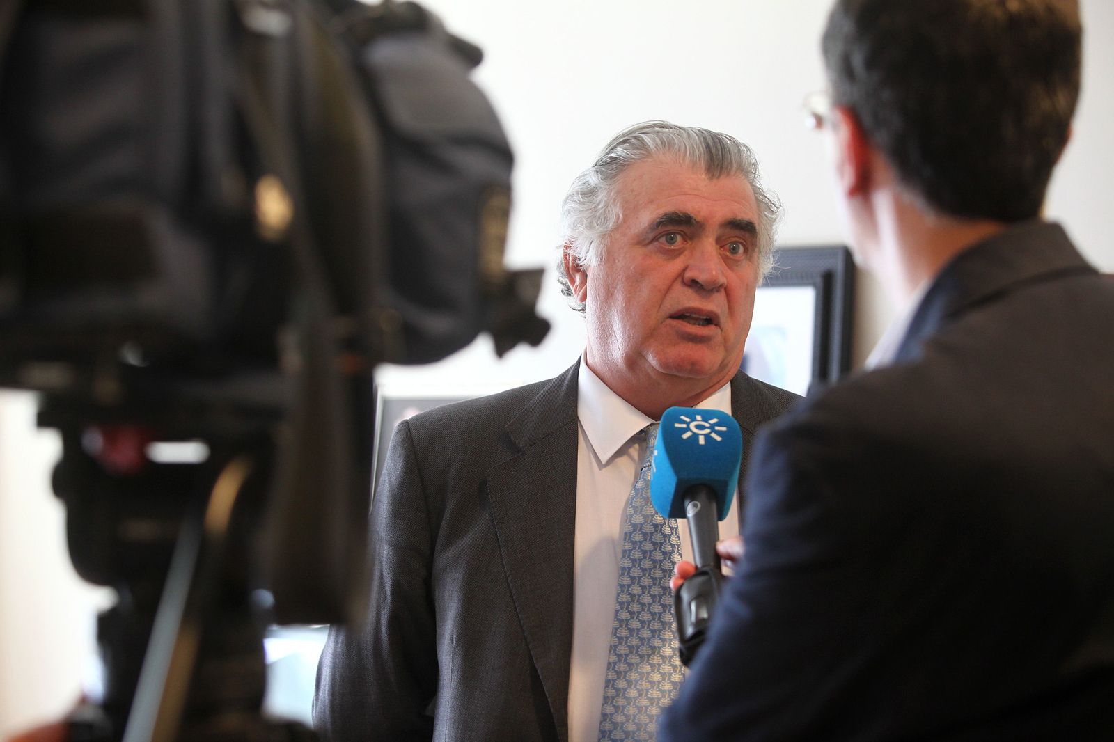 El letrado Ramón Dávila en una comparecencia ante los medios en 2012.