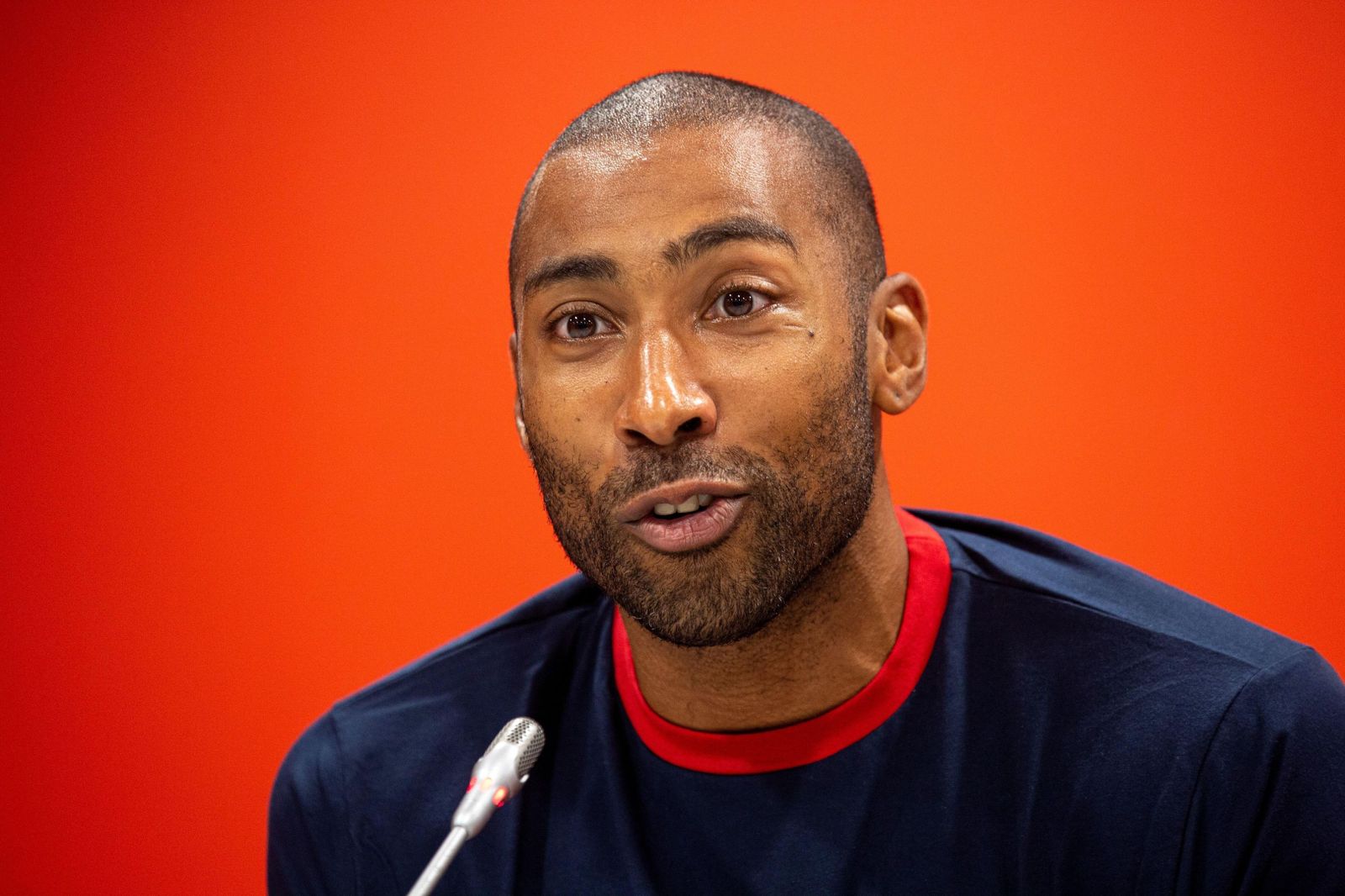 Granger, en rueda de prensa.