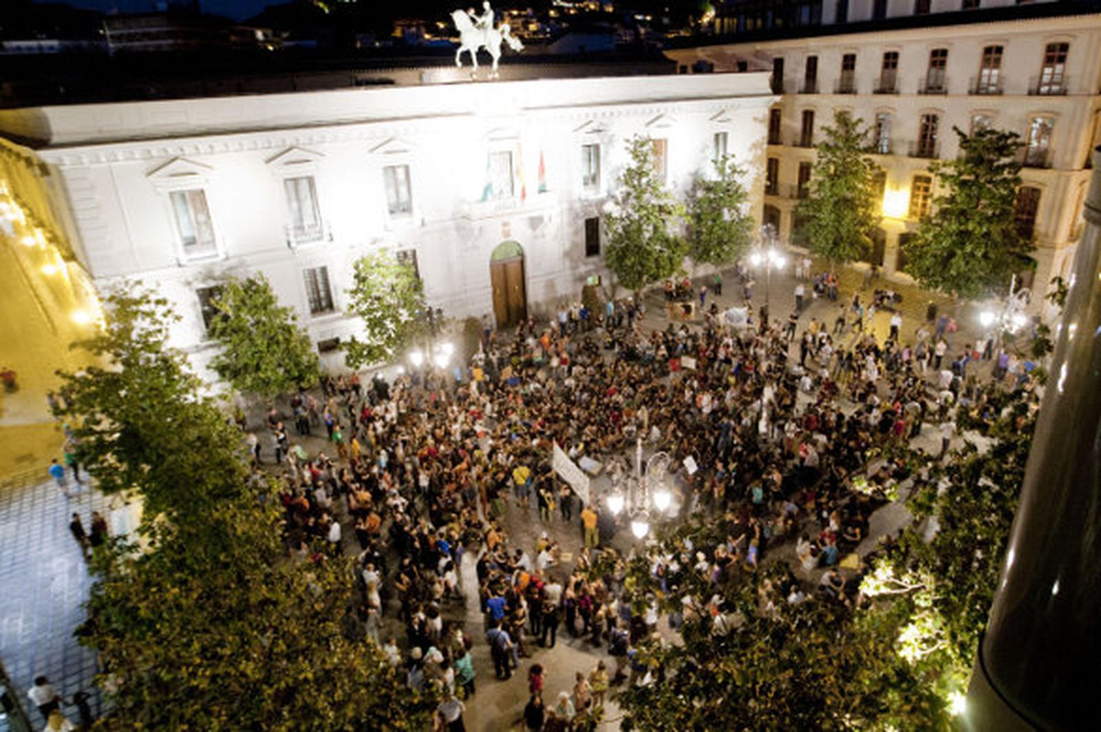 Los indignados andaluces conmemoran el primer aniversario del movimiento 15-M