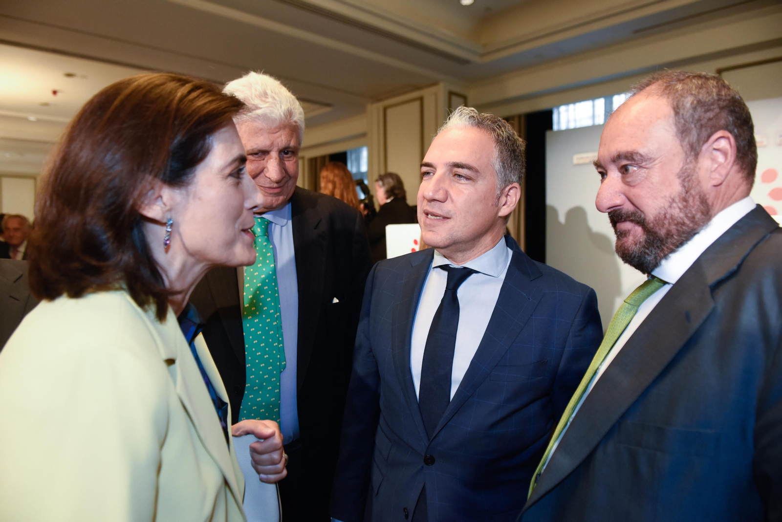 Los invitados al Foro Joly con Juanma Moreno en Madrid, en imágenes