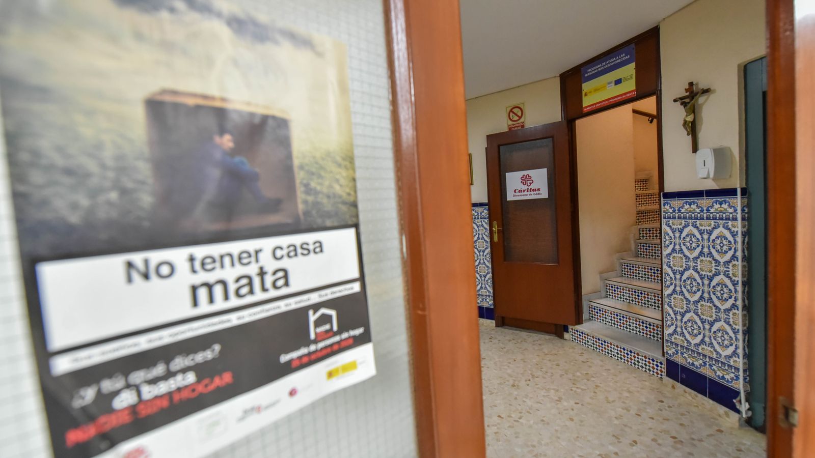 Fotos del comedor social 'Padre Cruceyra' de Cáritas Diocesana de Cádiz