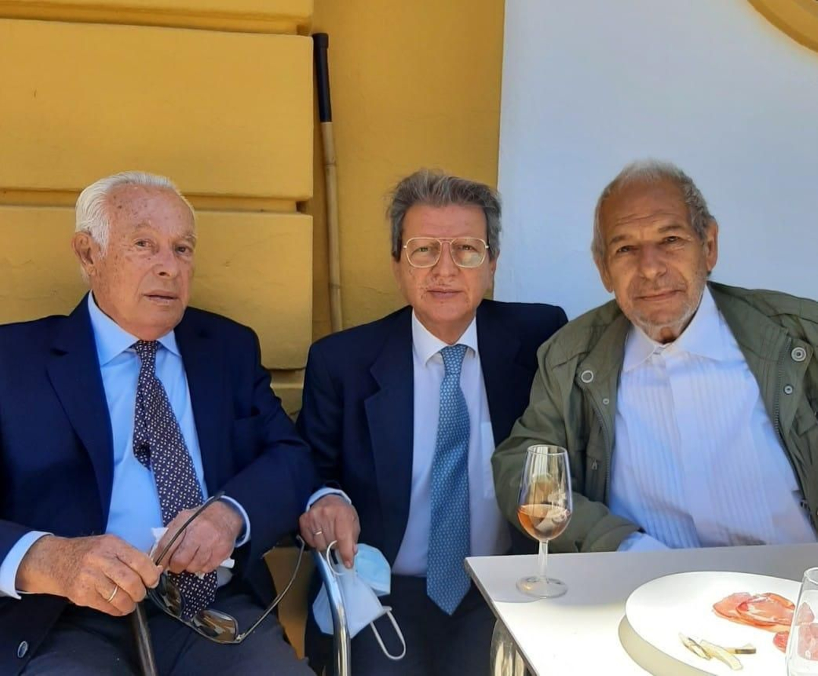 Curro Romero, Manuel Herrero Presa y Rafael de Paula.