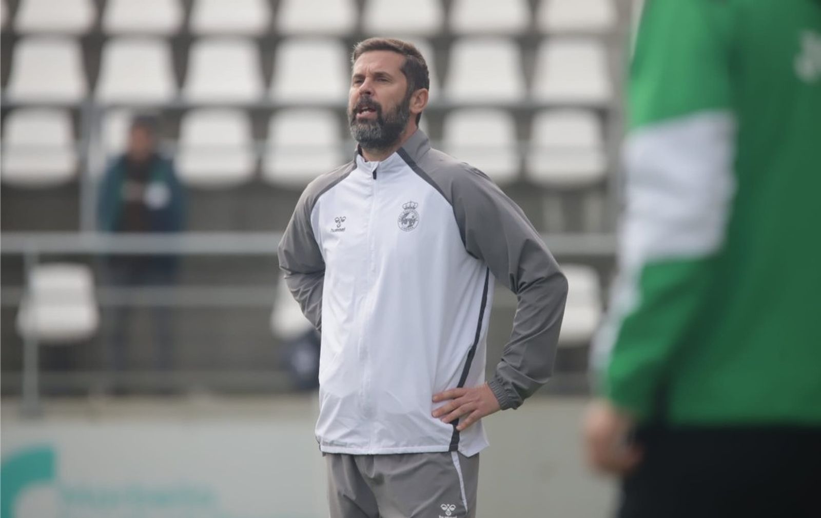 David Sánchez, entrenador de la Real Balompédica
