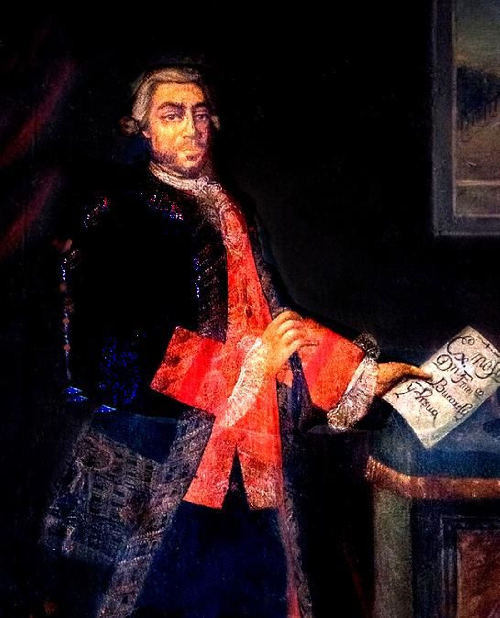 Retrato de Francisco de Paula Bucarelli y Ursúa, Comandante General del Campo de Gibraltar.