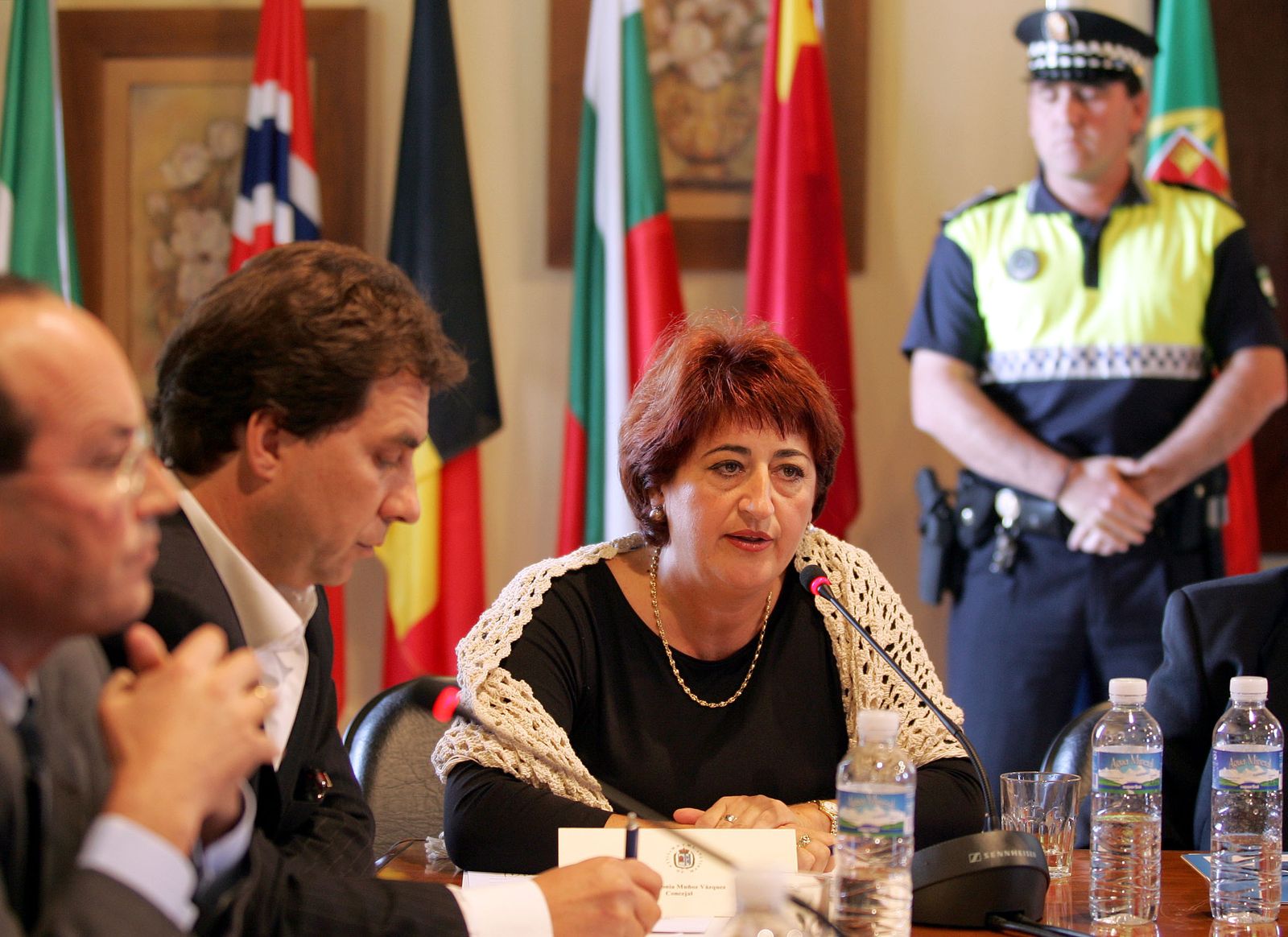 La exalcaldesa de Manilva, Antonia Muñoz.