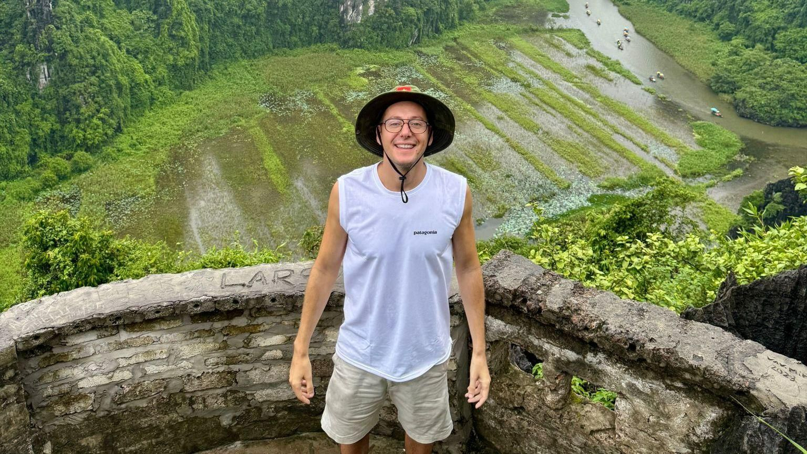 David Jiménez, el profesor malagueño en Vietnam.