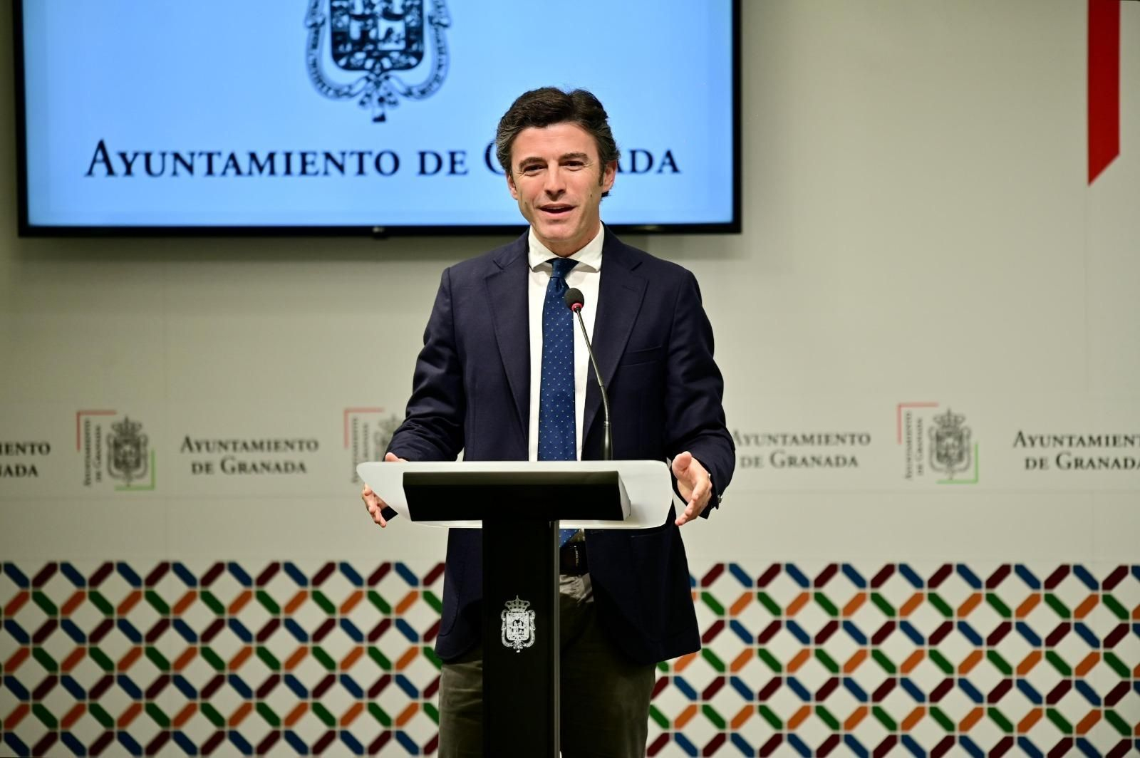 Jorge Saavedra, portavoz del equipo de Gobierno en el Ayuntamiento de Granada.