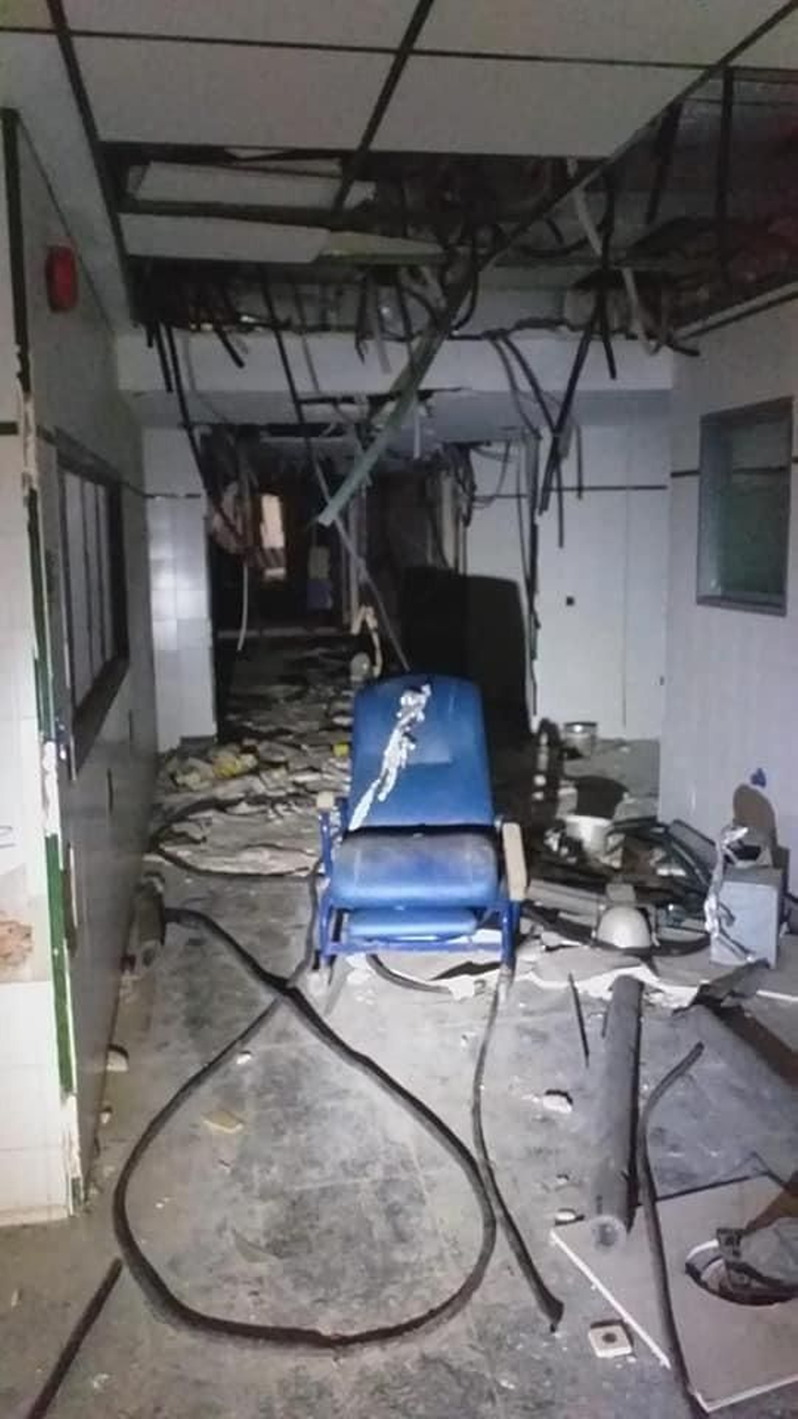 Saqueo del antiguo hospital de La Línea