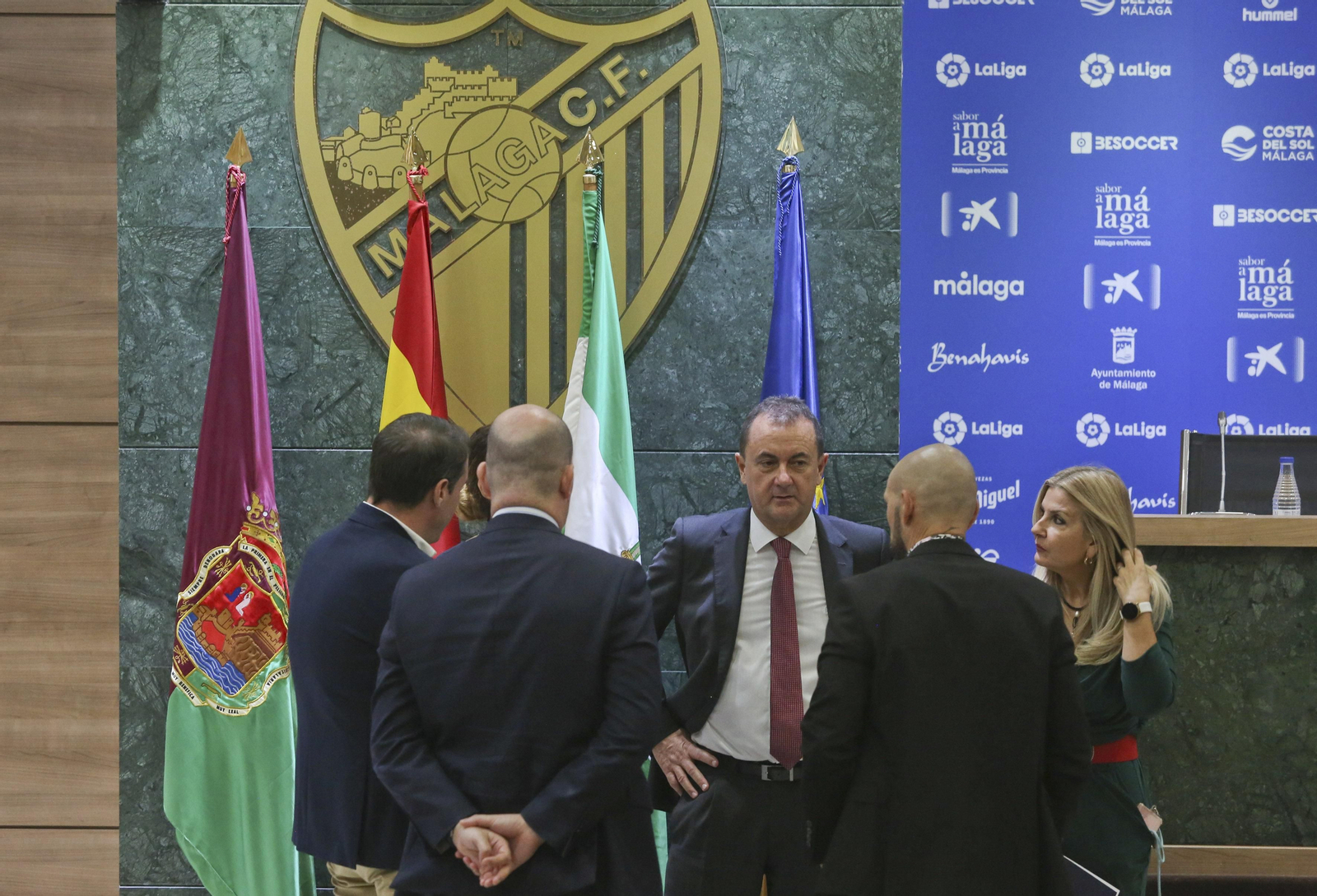 Cuatro años del administrador judicial en el Málaga CF, en fotos
