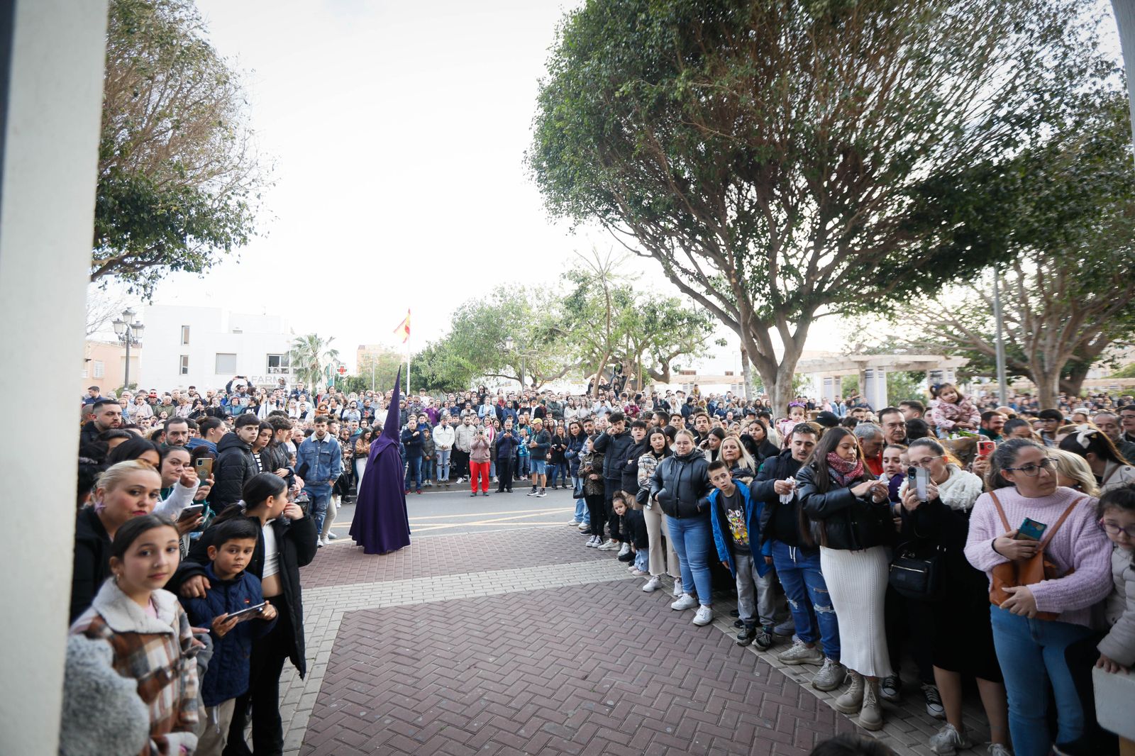 La procesión del Encuentro, en imágenes