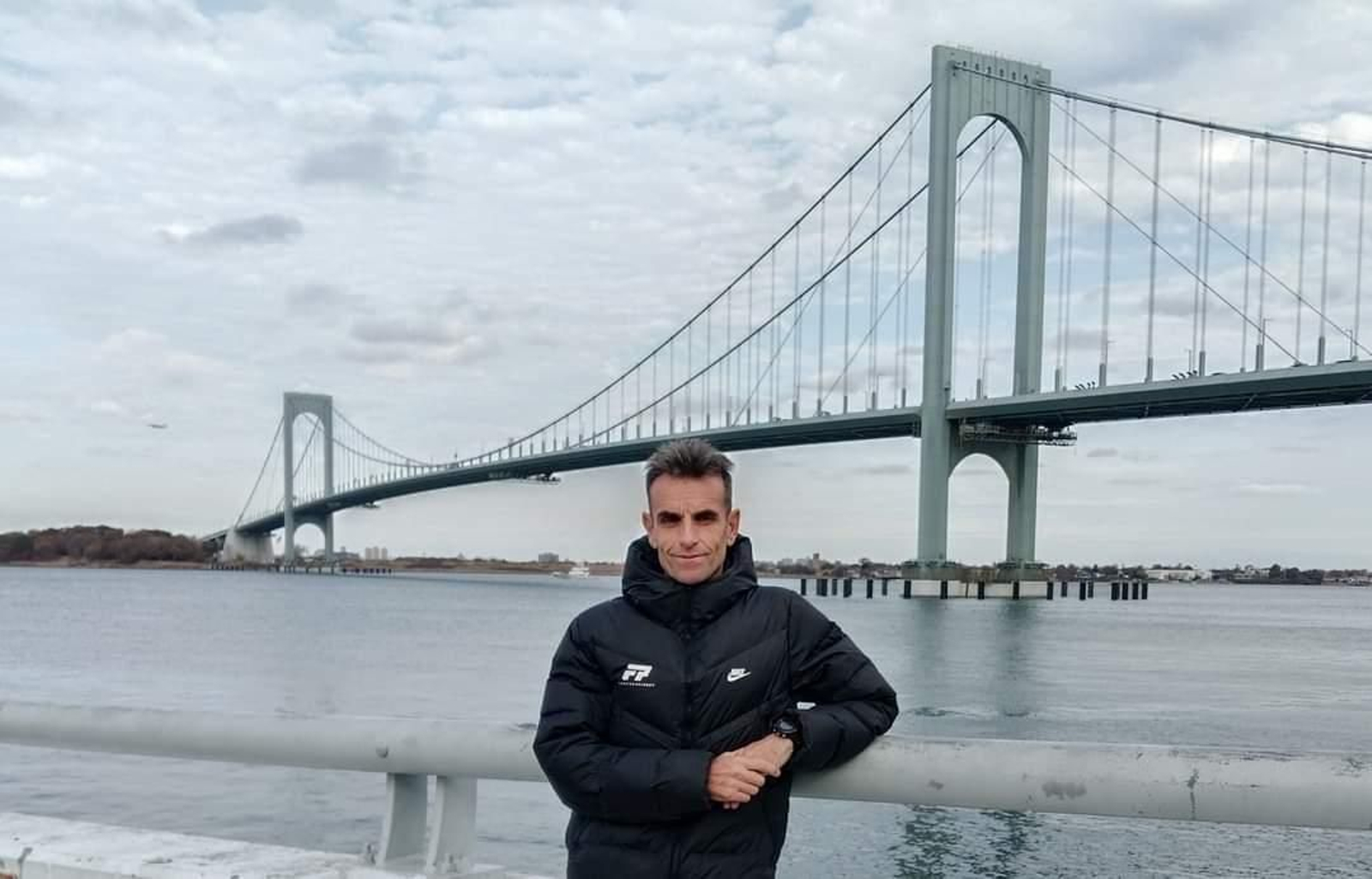 Fabián Roncero, durante su reciente visita a la Maratón de Nueva York.