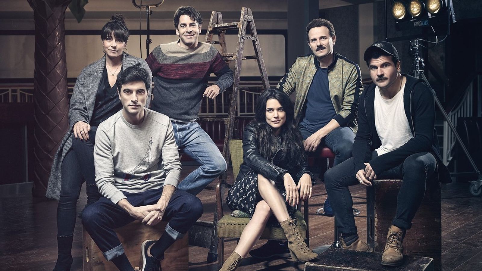 El elenco protagonista de 'Hache'